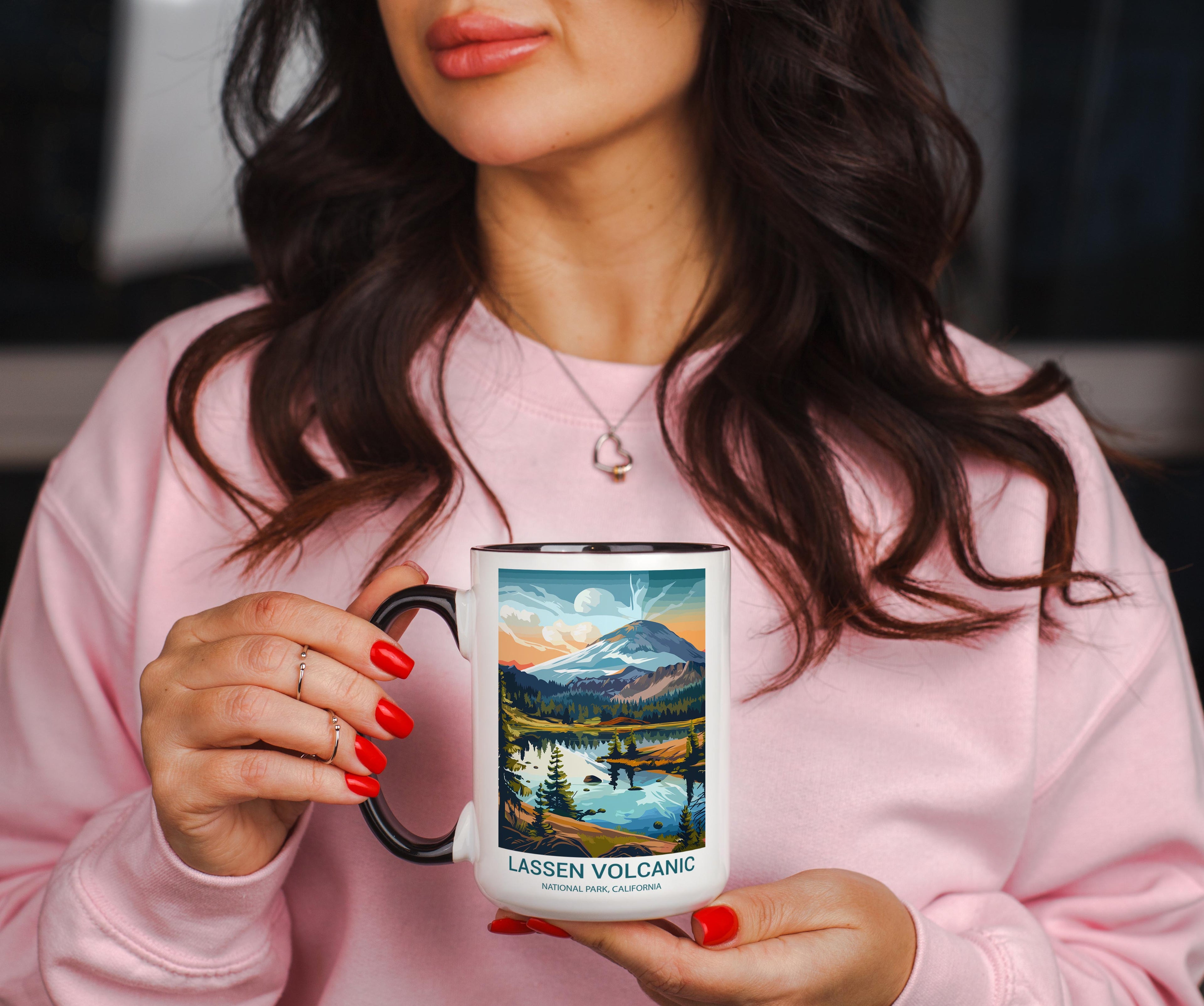 Lassen Volcanic - California - US National Park Tourism Mug