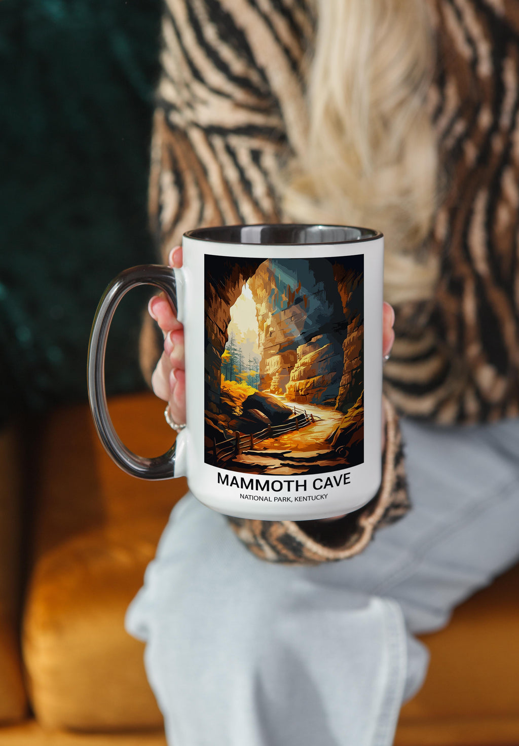 Mammoth Cave - Kentucky - US National Park Tourism Mug