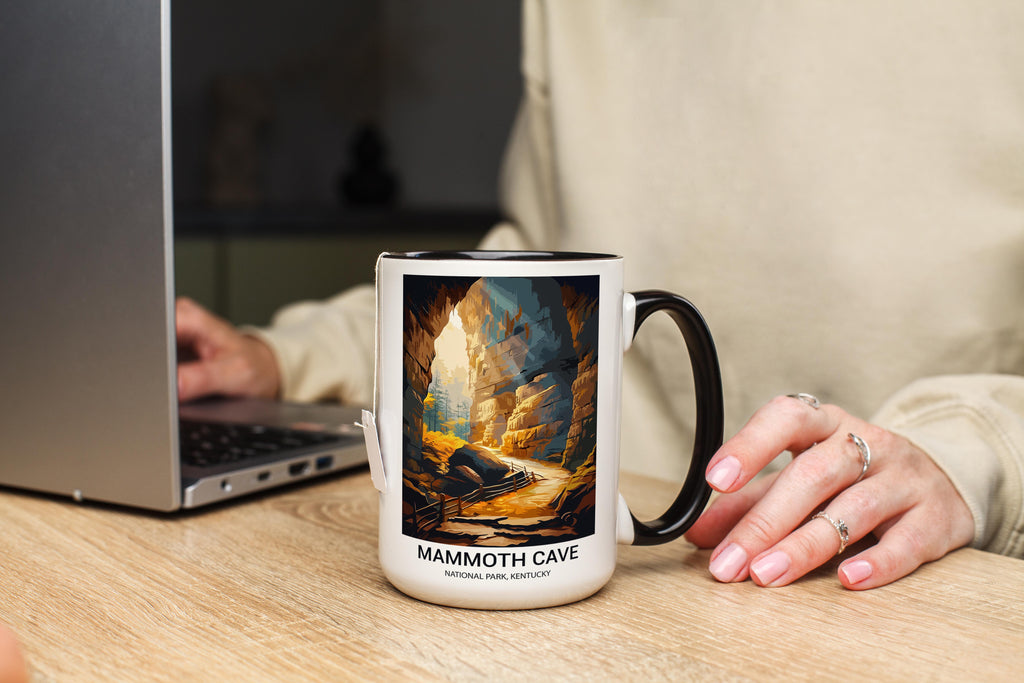 Mammoth Cave - Kentucky - US National Park Tourism Mug