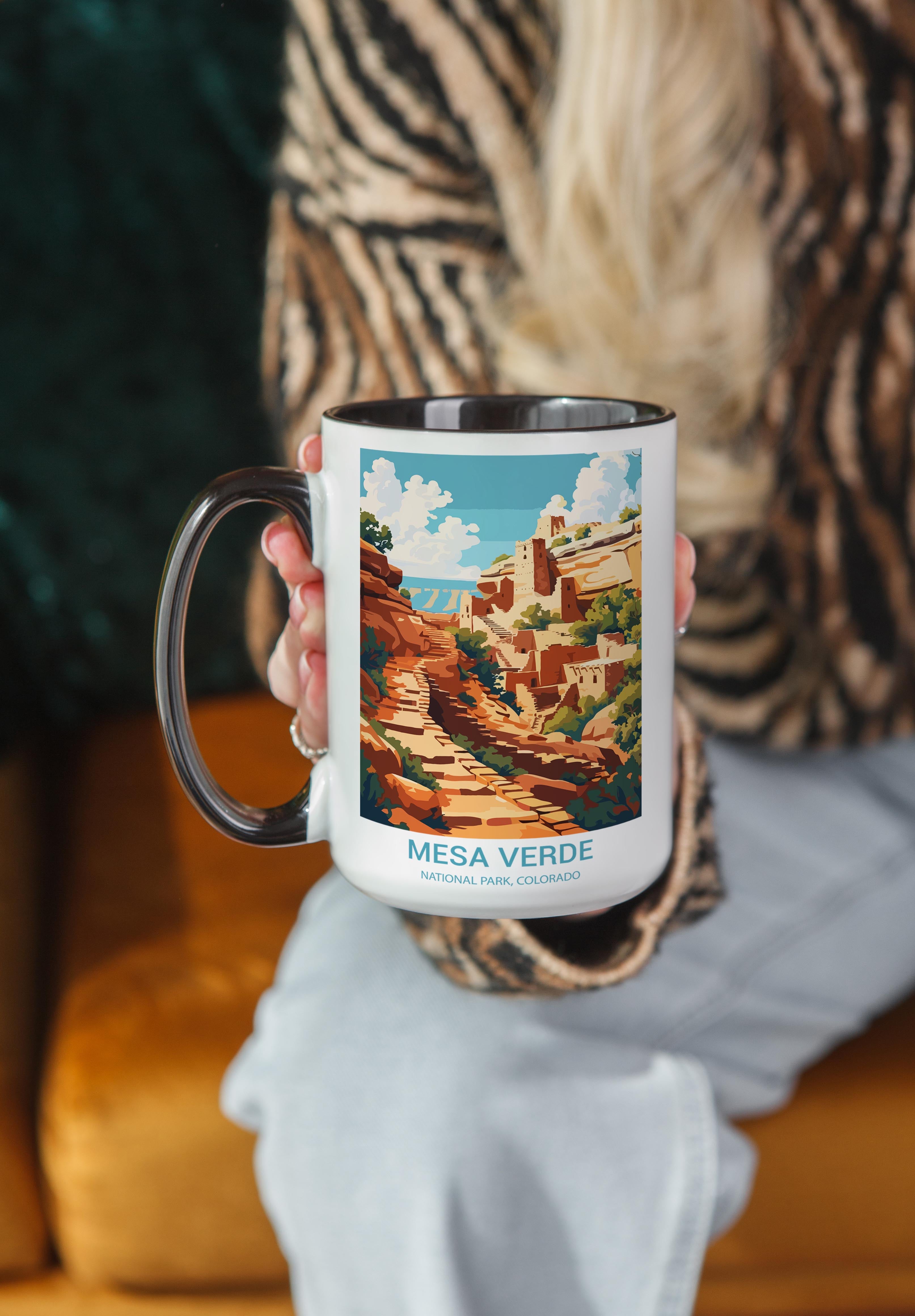 Mesa verde - Colorado - US National Park Tourism Mug