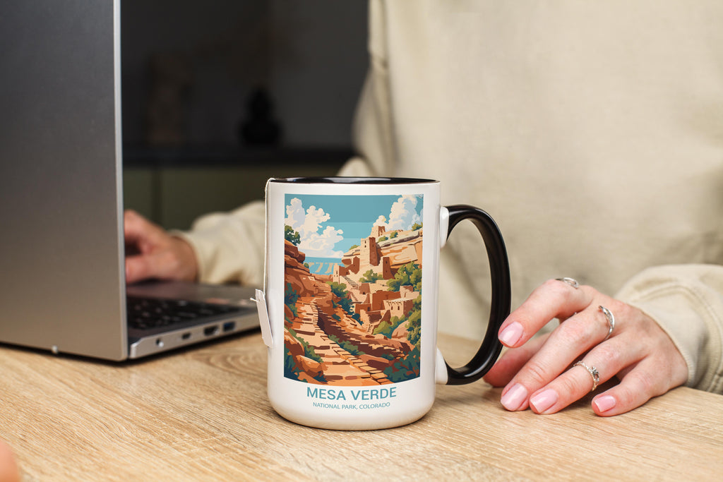 Mesa verde - Colorado - US National Park Tourism Mug