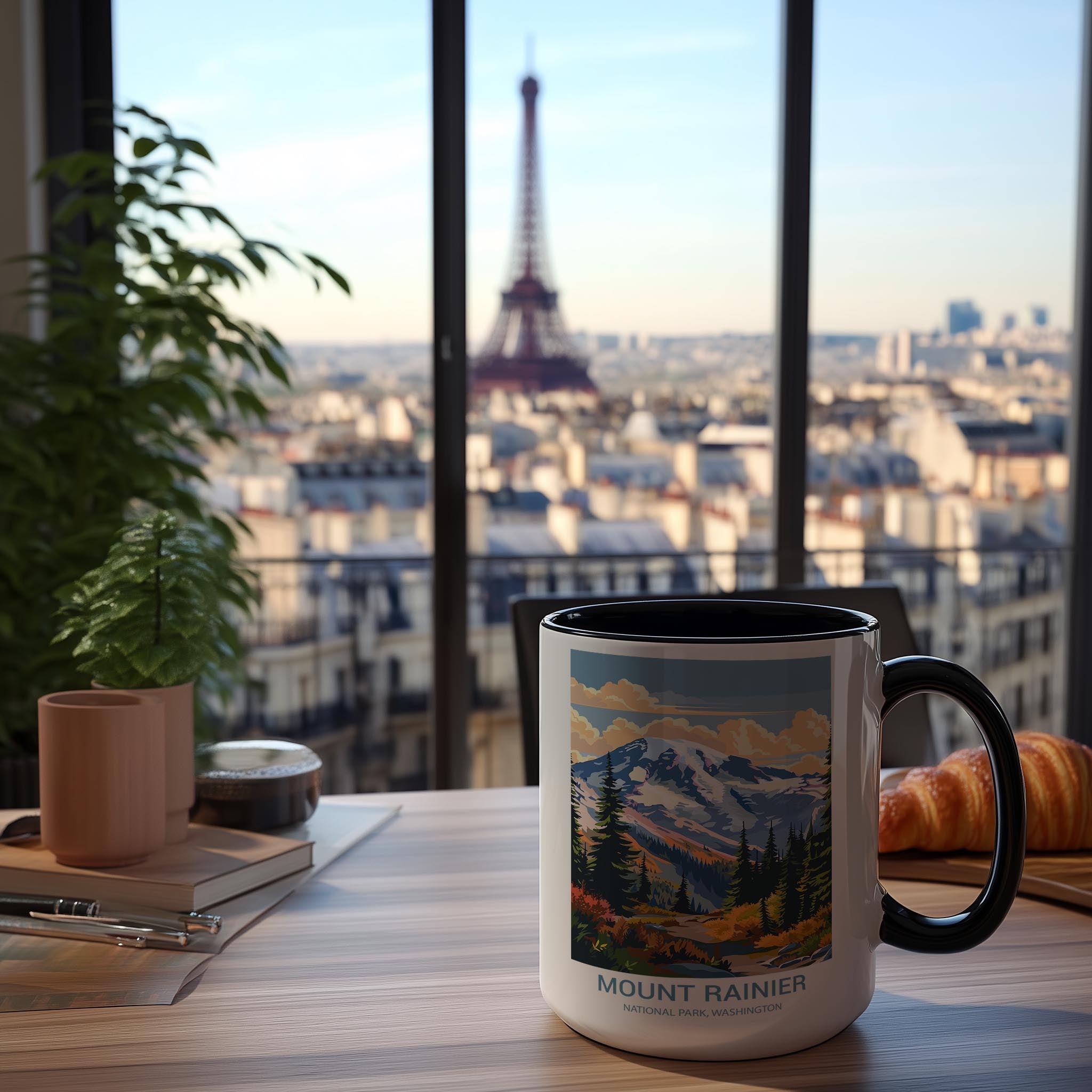 Mount Rainier - Washington - US National Park Tourism Mug