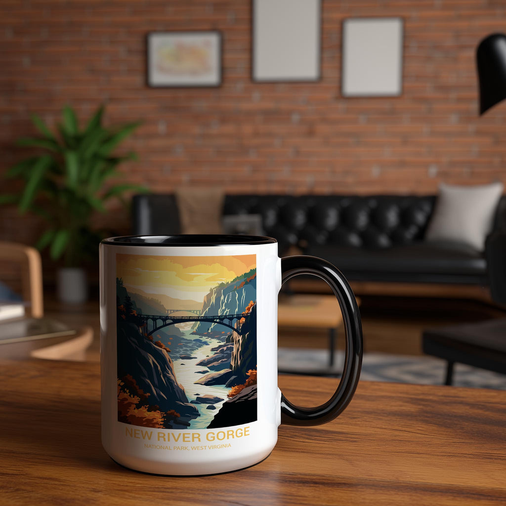 New River Gorge - West Virginia - US National Park Tourism Mug