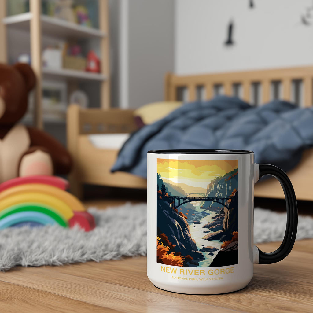 New River Gorge - West Virginia - US National Park Tourism Mug