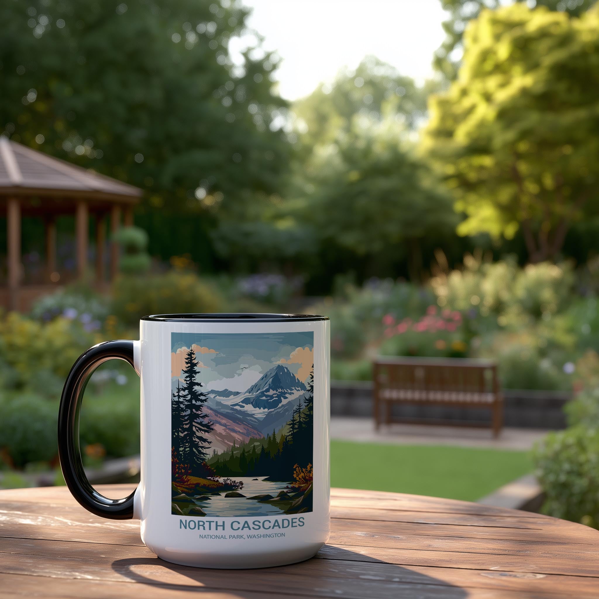 North Cascades - Washington - US National Park Tourism Mug