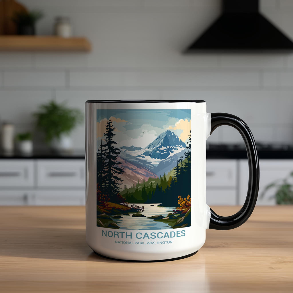 North Cascades - Washington - US National Park Tourism Mug