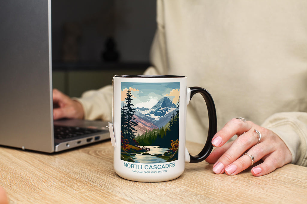 North Cascades - Washington - US National Park Tourism Mug