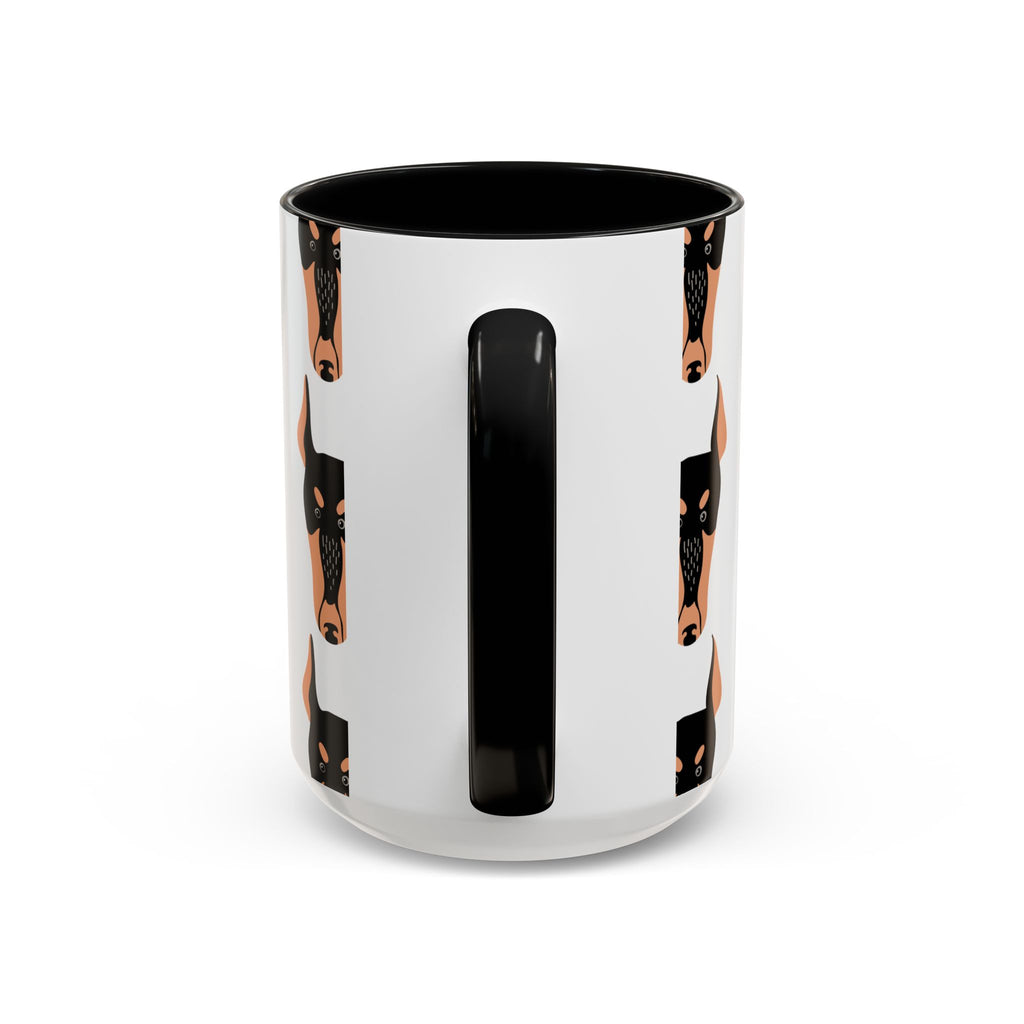 Doberman Dog Doodle Design 15oz Mug