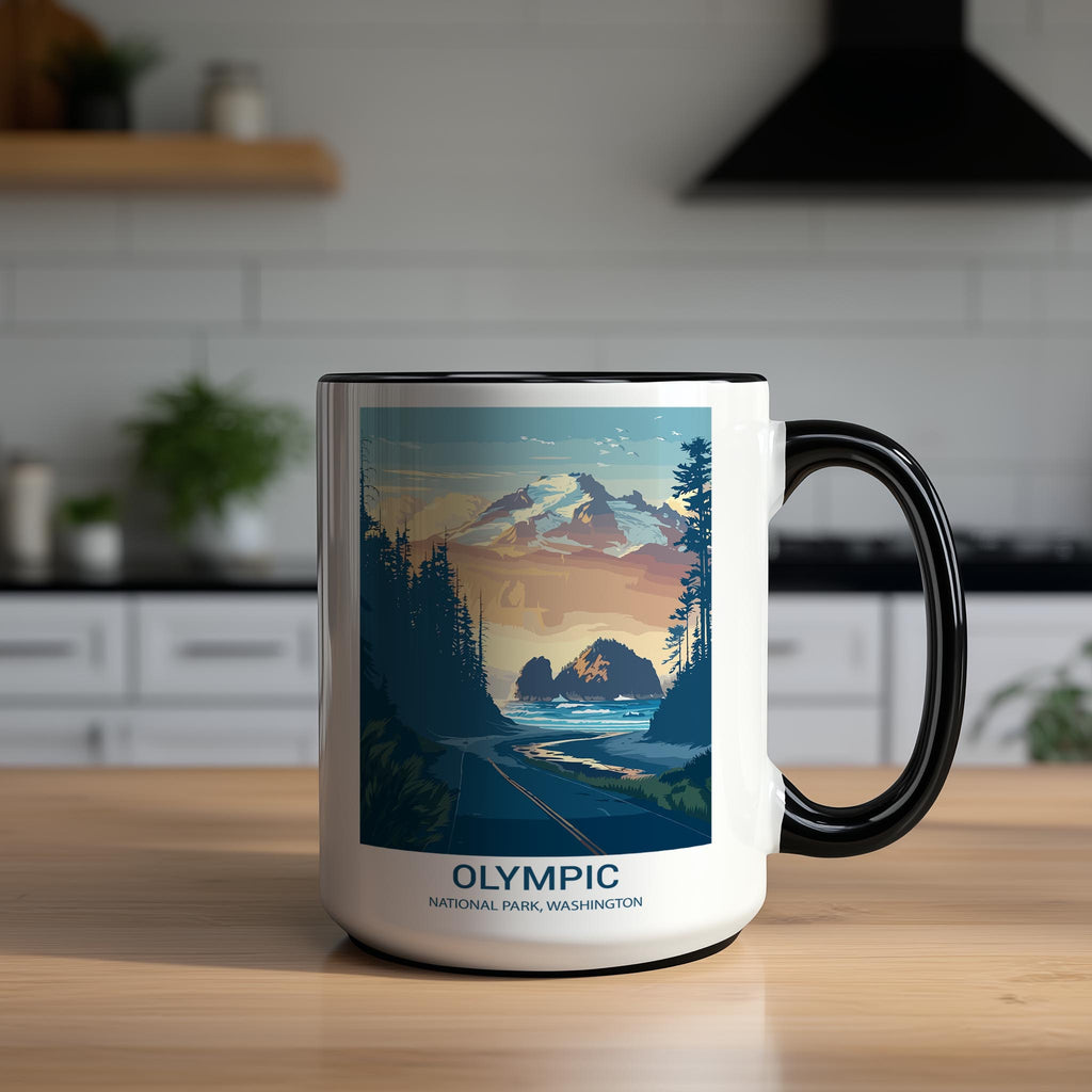 Olympic - Washington - US National Park Tourism Mug