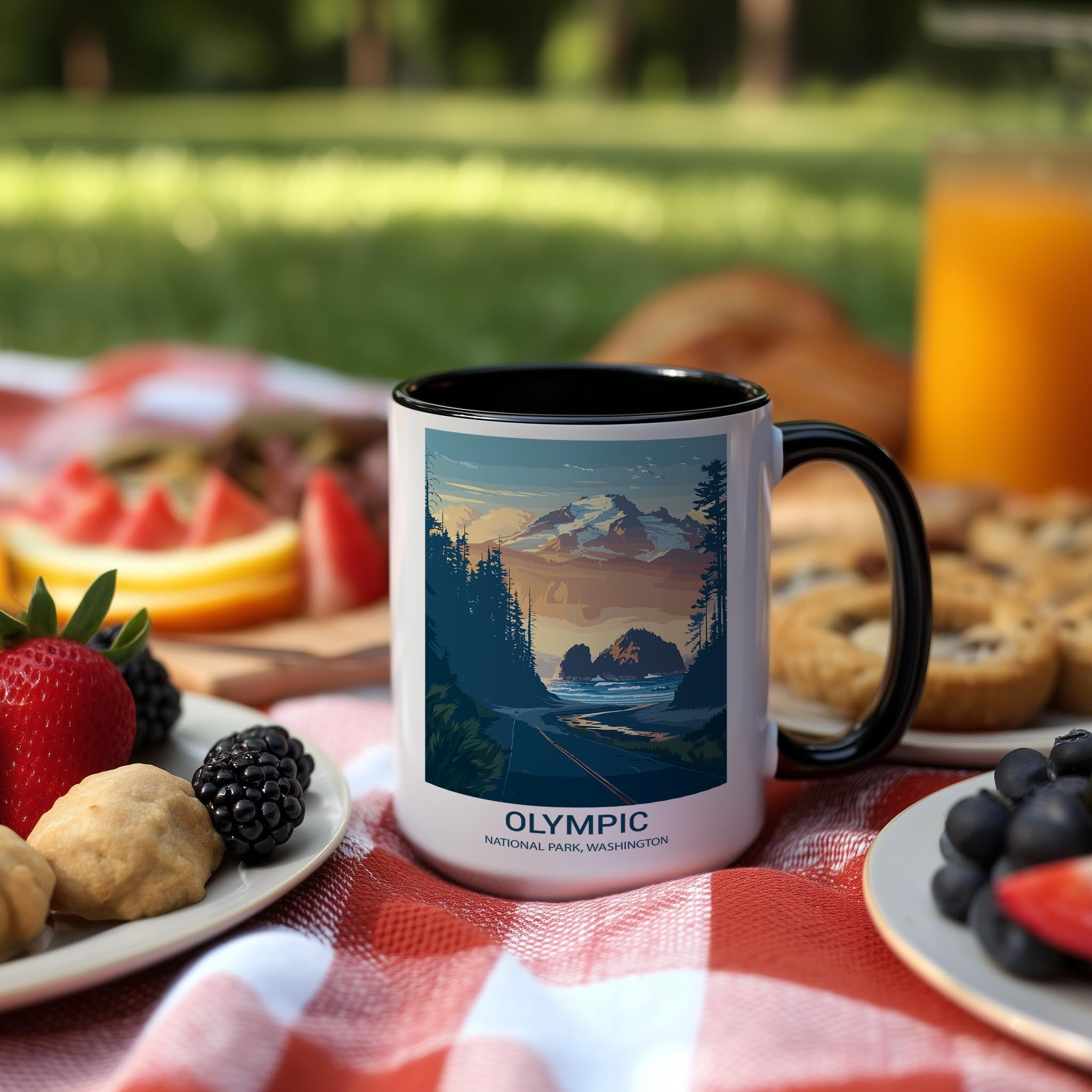 Olympic - Washington - US National Park Tourism Mug
