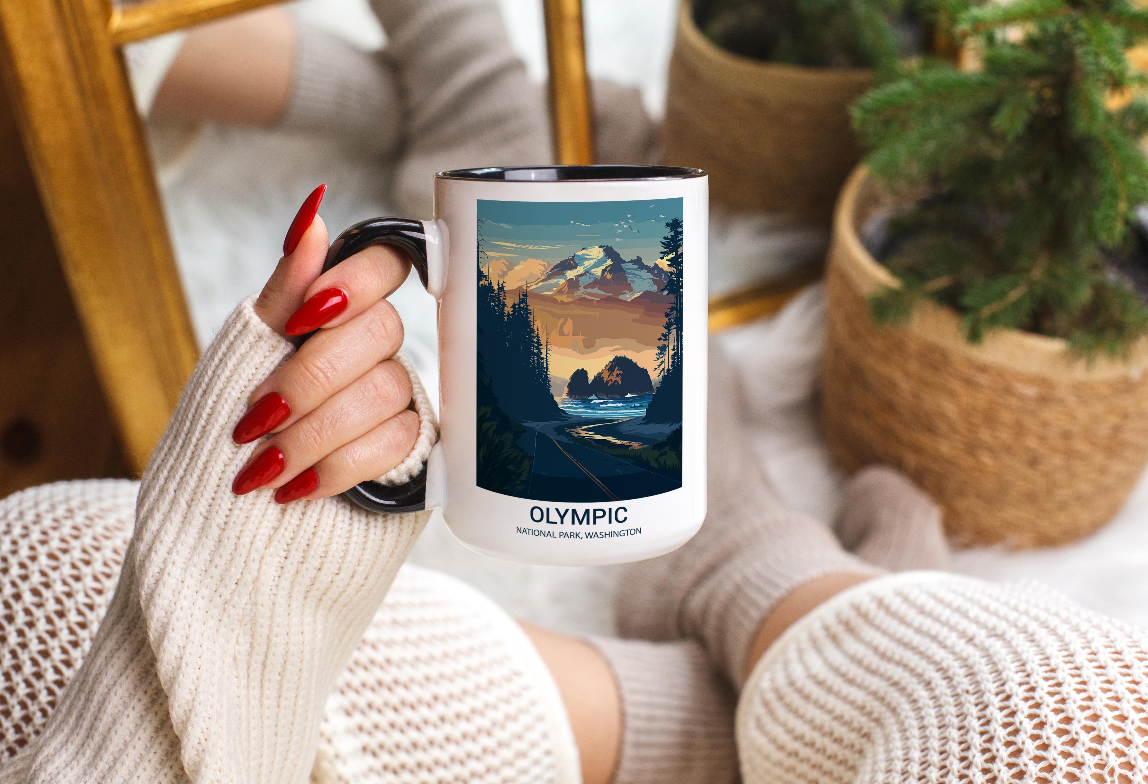 Olympic - Washington - US National Park Tourism Mug