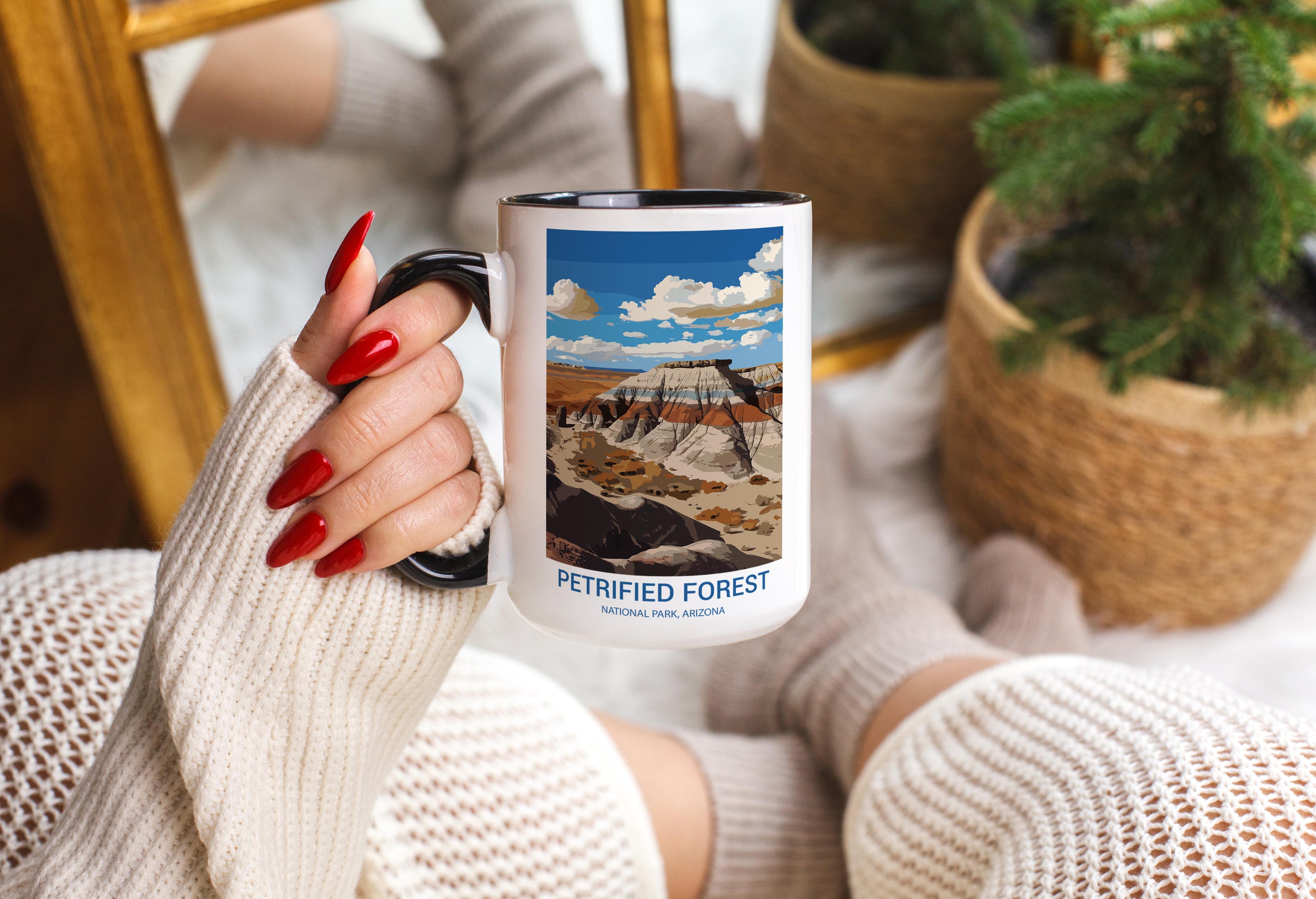 Petrified Forest - Arizona - US National Park Tourism Mug