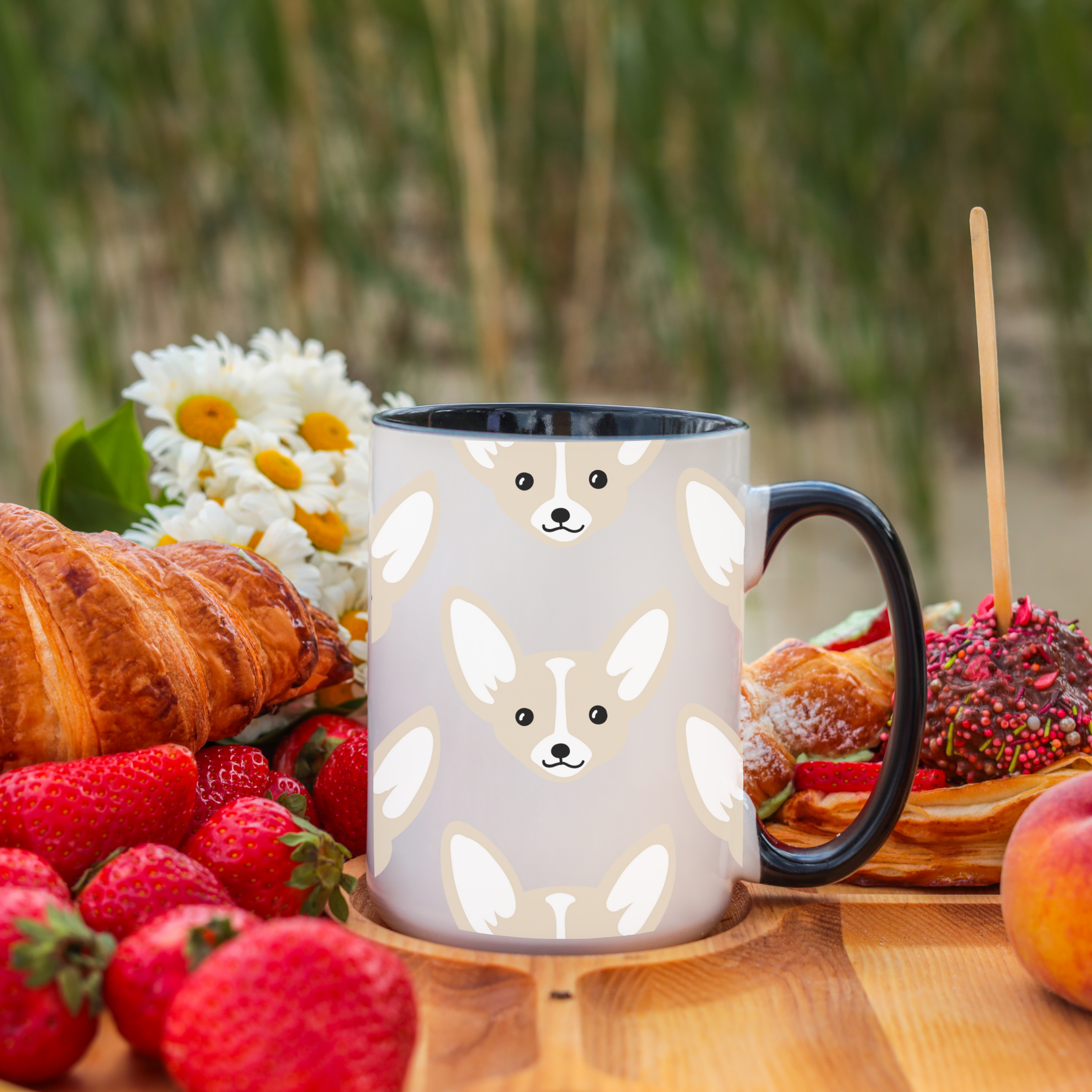 Chihuahua Dog Doodle Design 15oz Mug