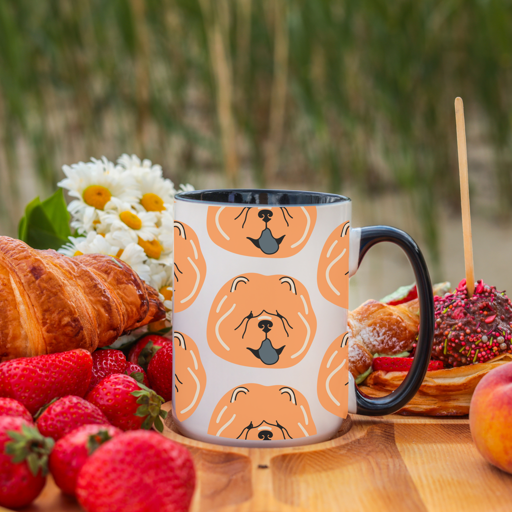 Chow Chow Dog Doodle Design 15oz Mug