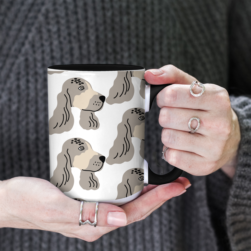 Spaniel Dog Doodle Design 15oz Mug