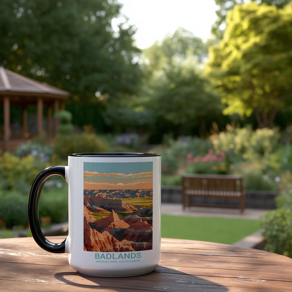 Badlands - South Dakota - US National Park Tourism Mug
