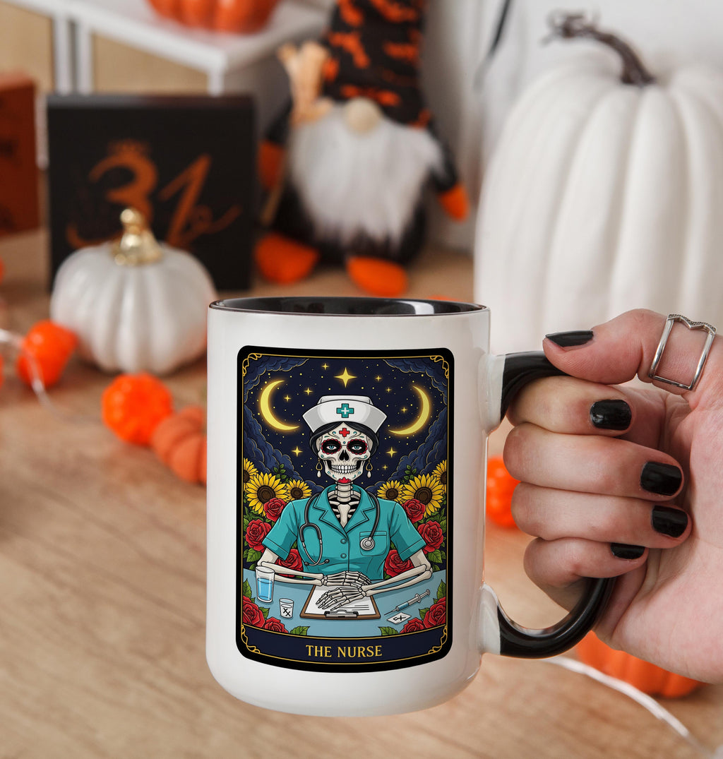 The Nurse - Tarot Card - Halloween Mug