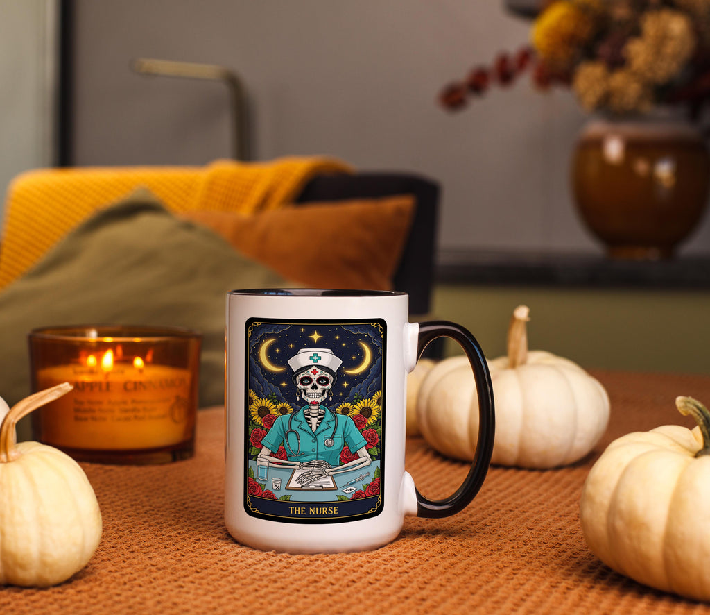 The Nurse - Tarot Card - Halloween Mug