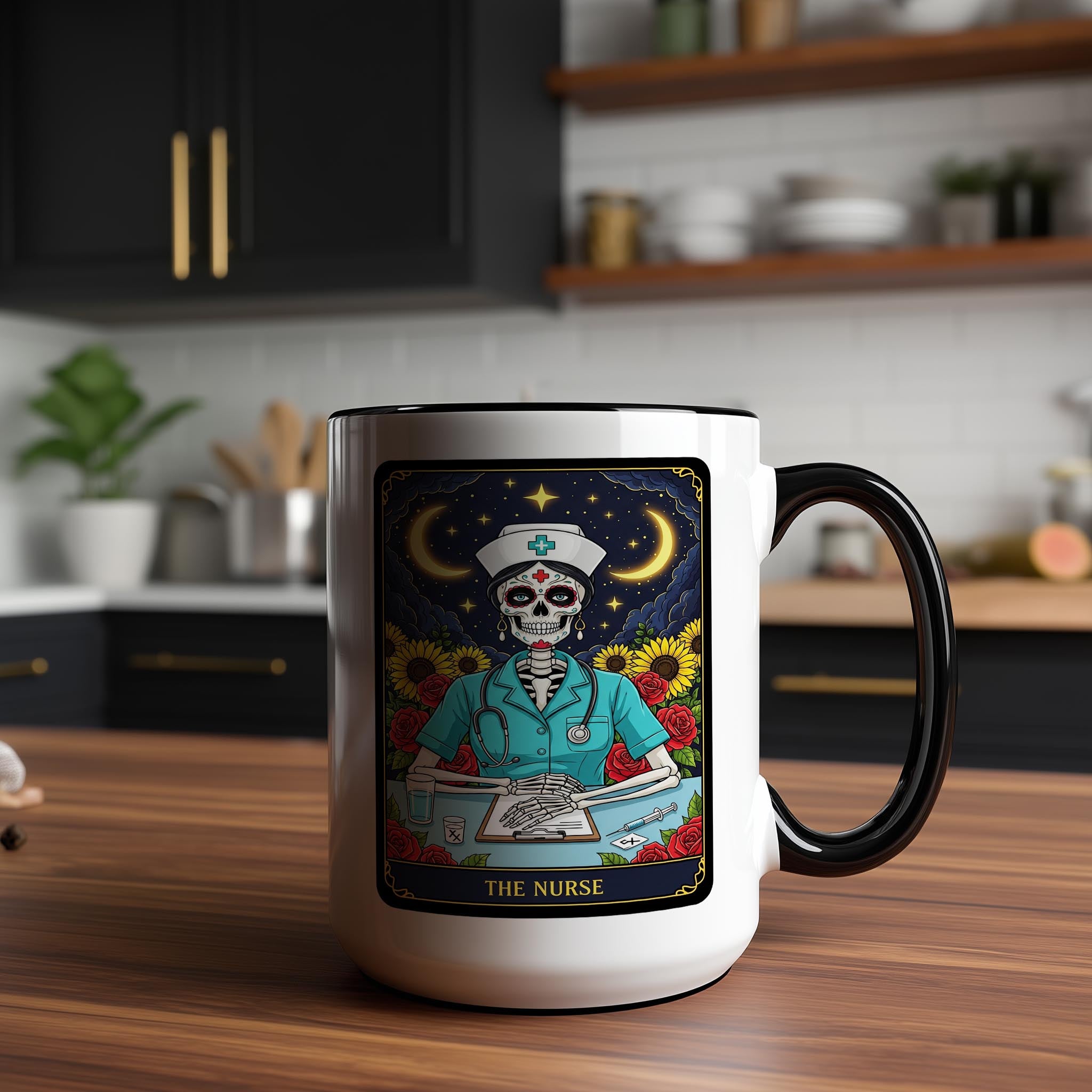 The Nurse - Tarot Card - Halloween Mug