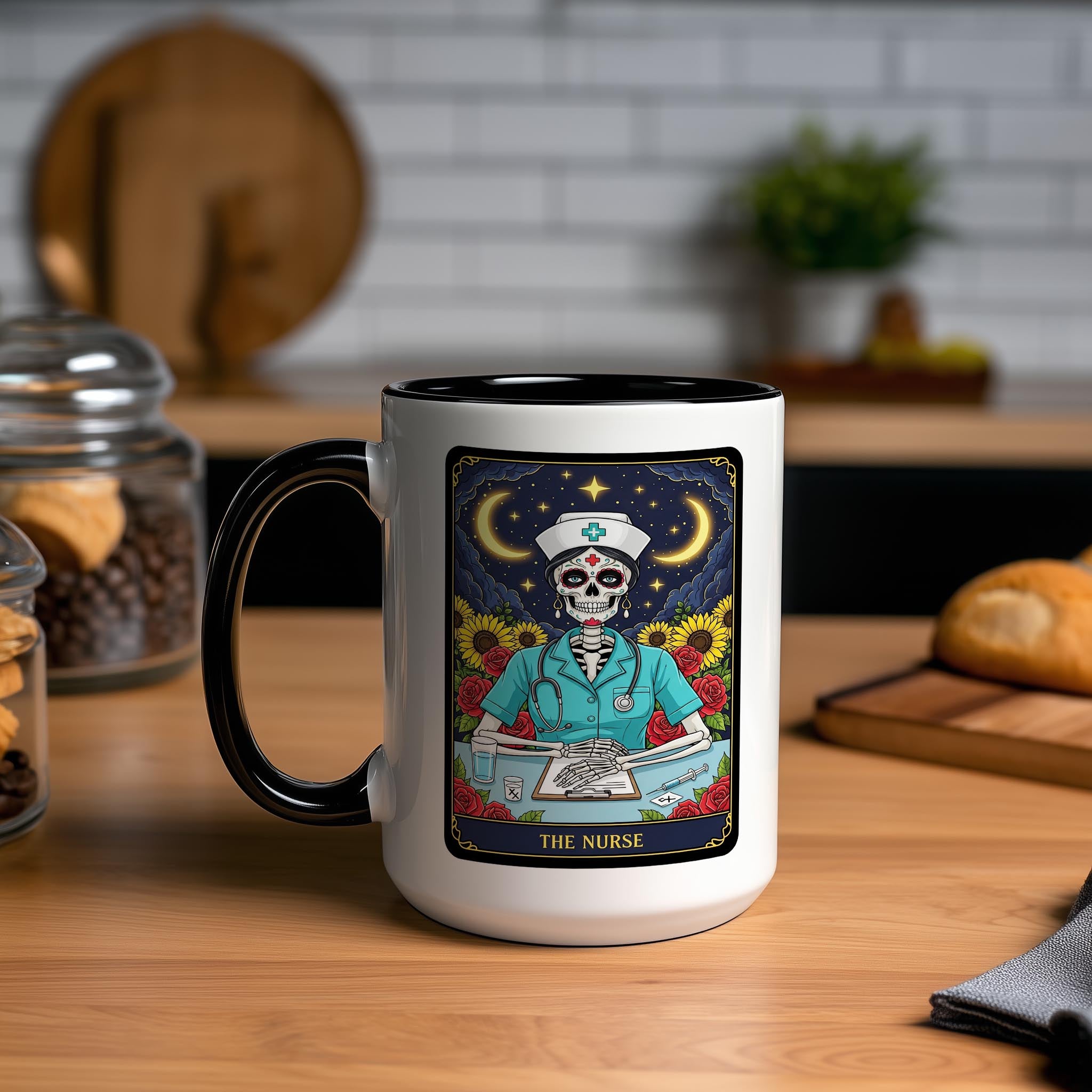 The Nurse - Tarot Card - Halloween Mug