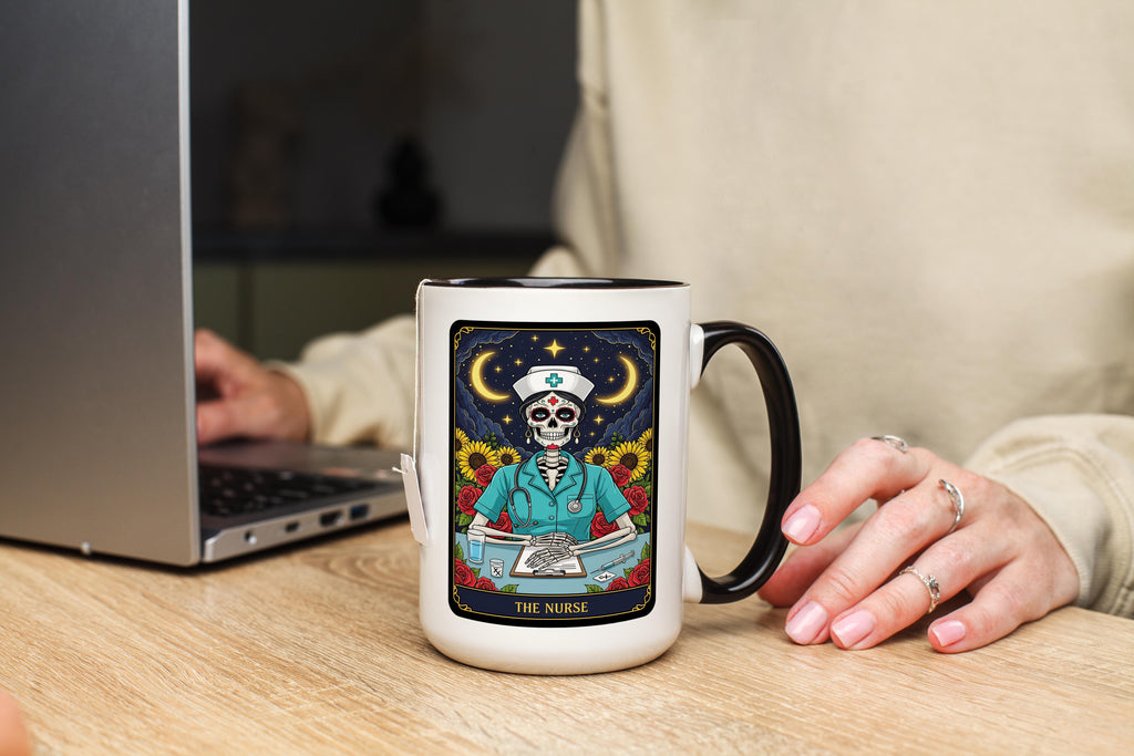 The Nurse - Tarot Card - Halloween Mug