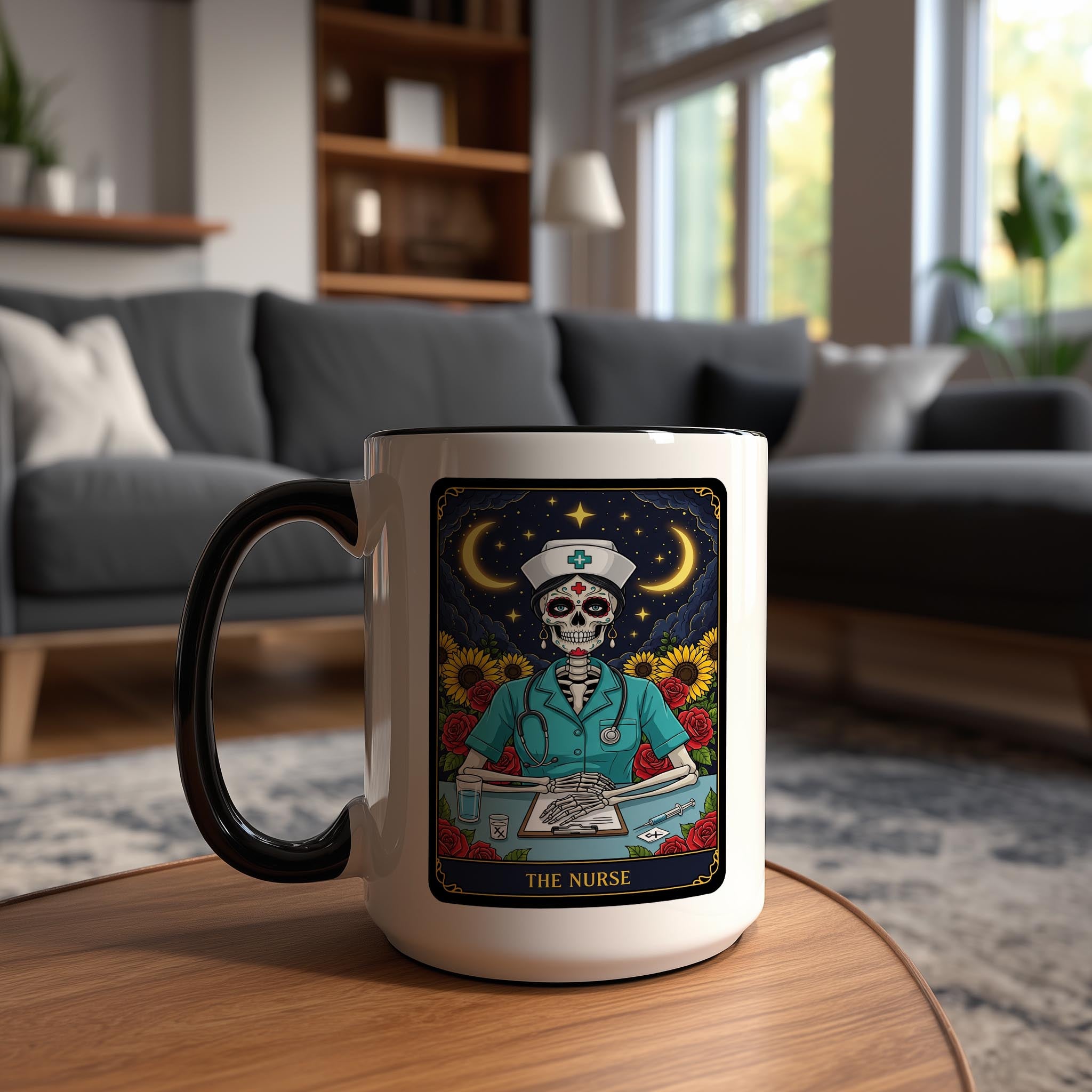 The Nurse - Tarot Card - Halloween Mug