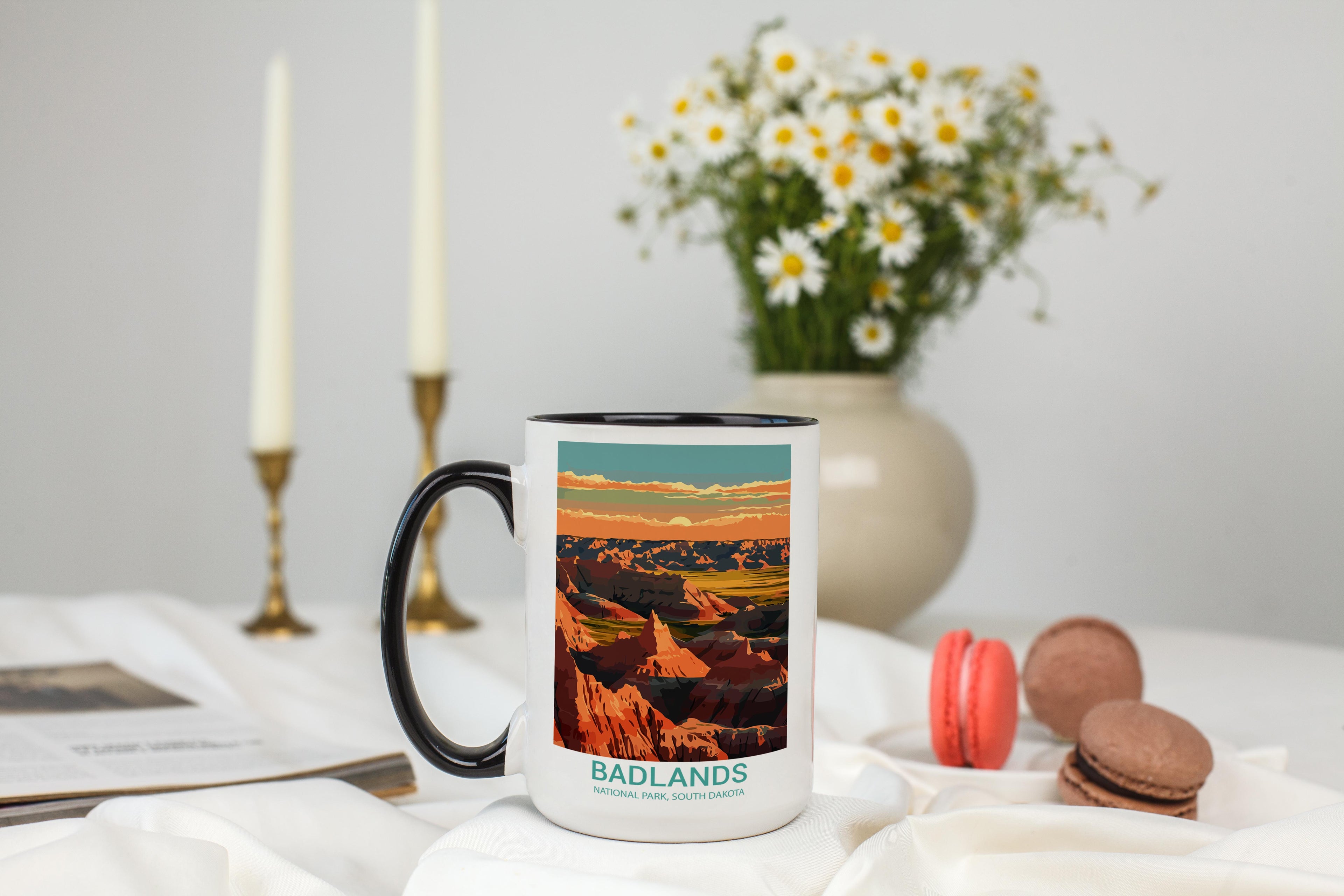 Badlands - South Dakota - US National Park Tourism Mug