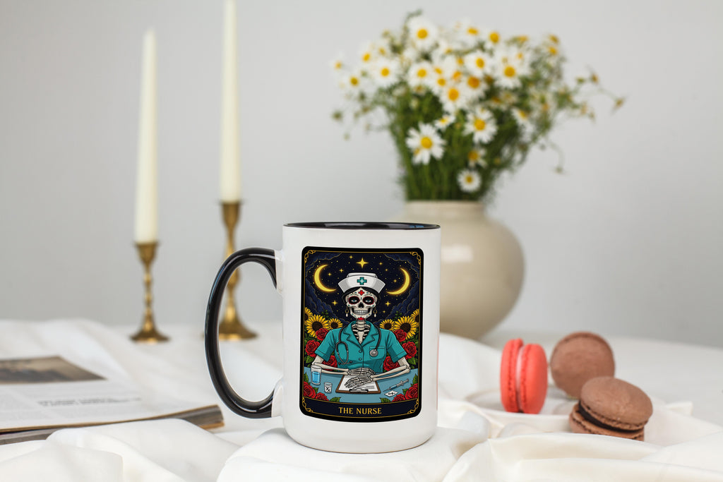 The Nurse - Tarot Card - Halloween Mug