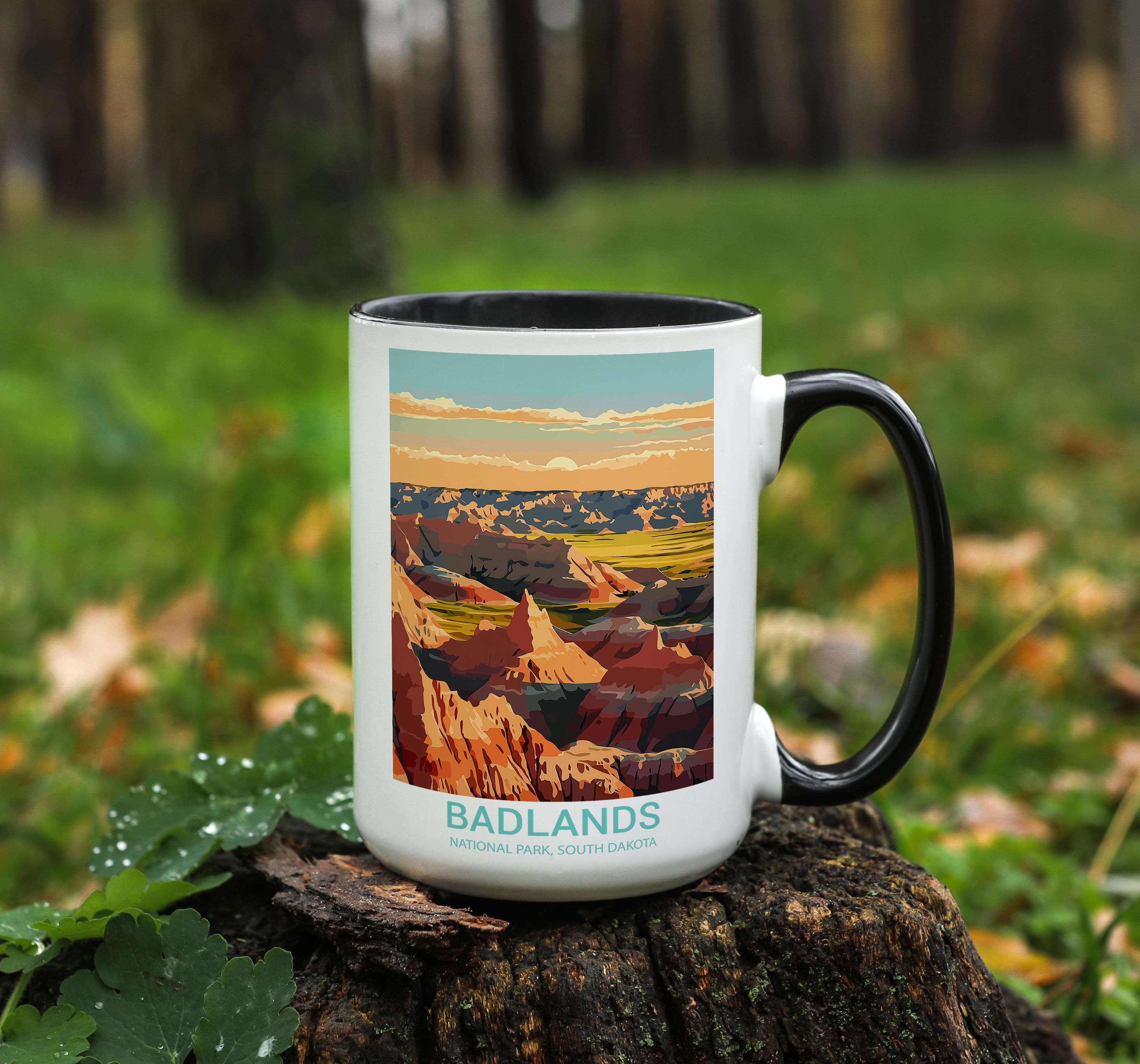 Badlands - South Dakota - US National Park Tourism Mug