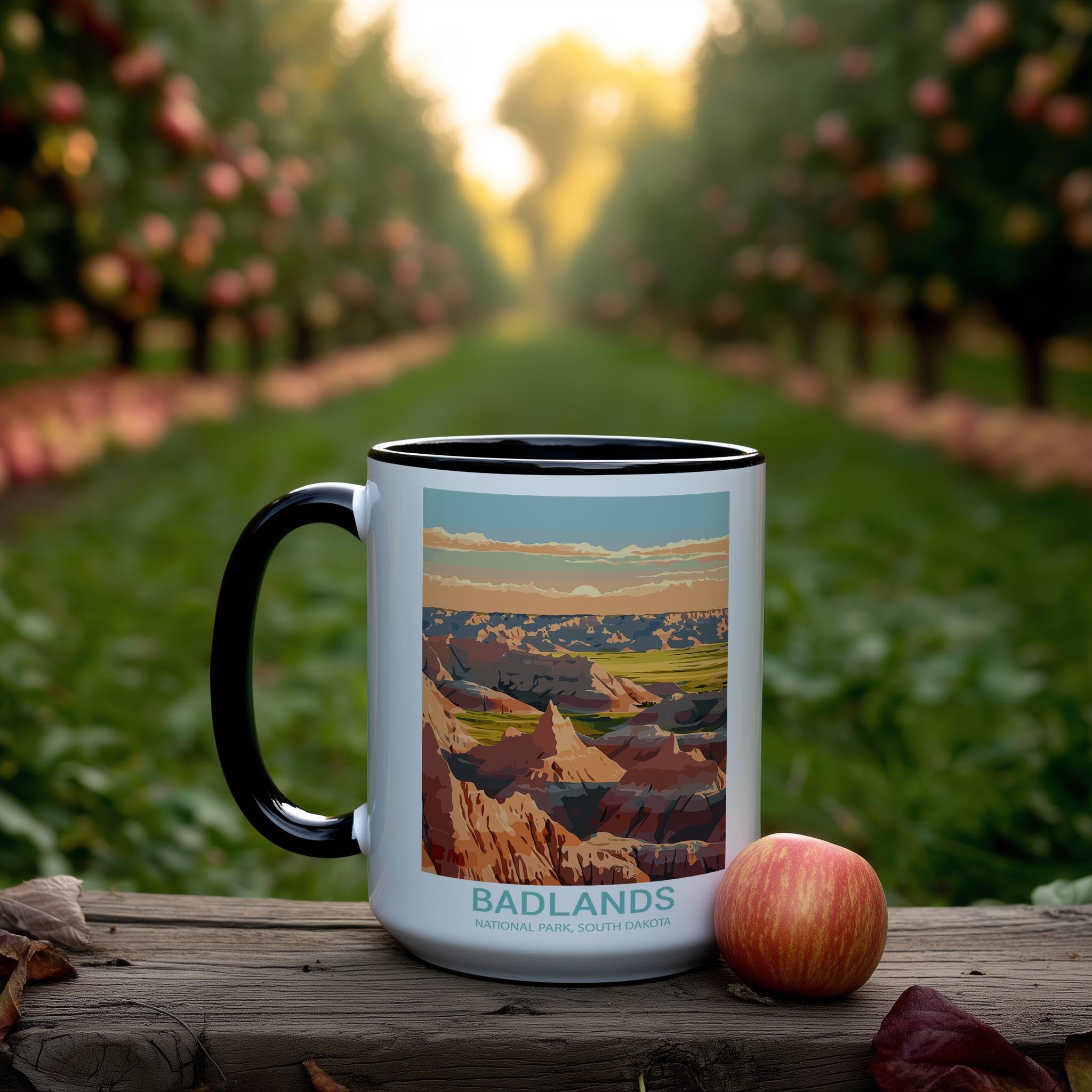 Badlands - South Dakota - US National Park Tourism Mug