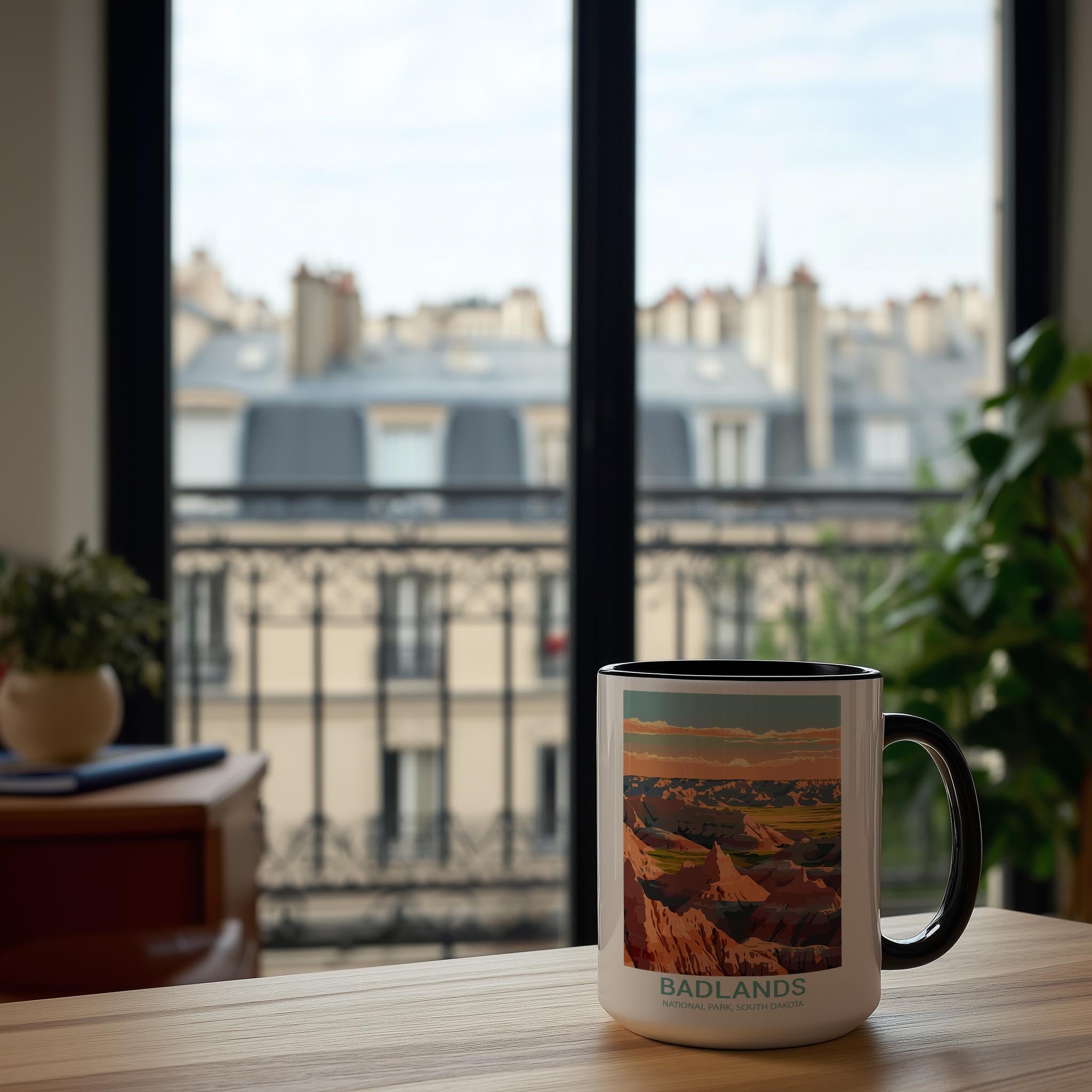 Badlands - South Dakota - US National Park Tourism Mug