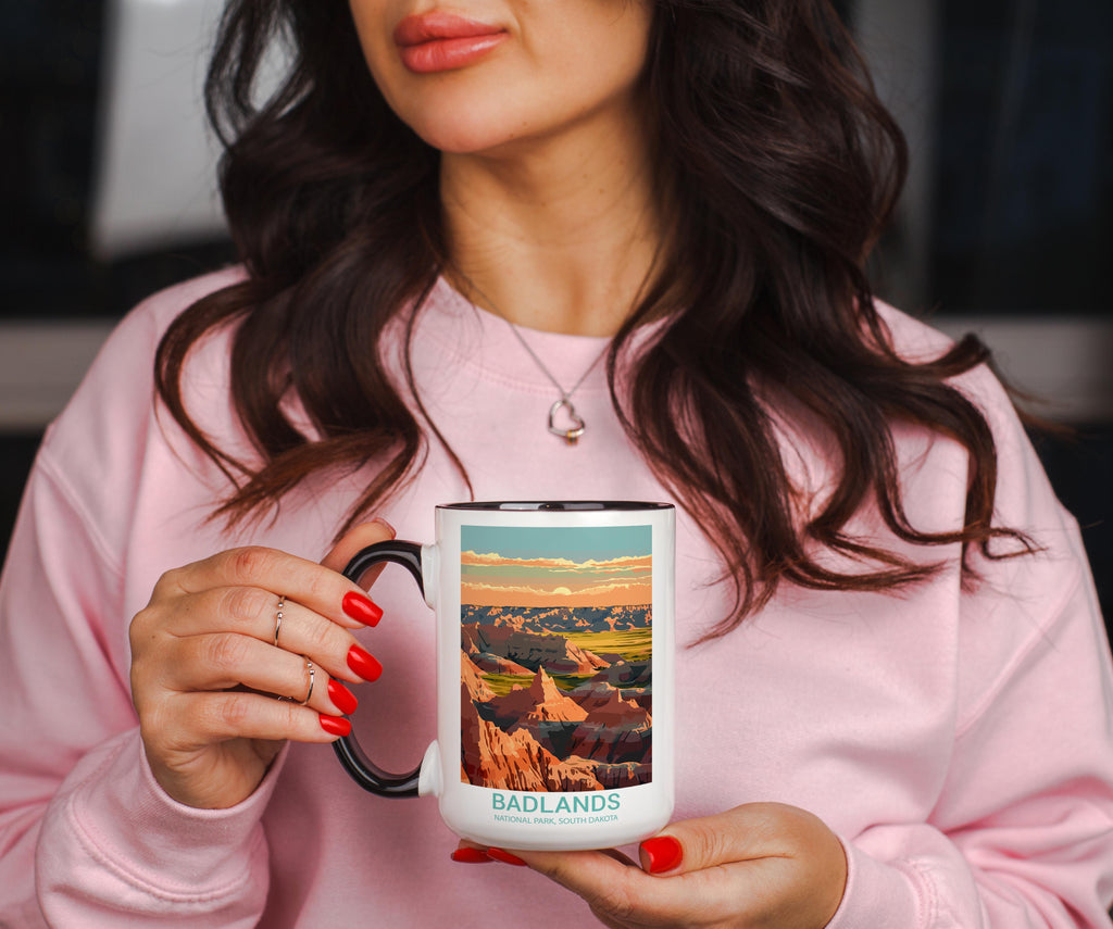 Badlands - South Dakota - US National Park Tourism Mug