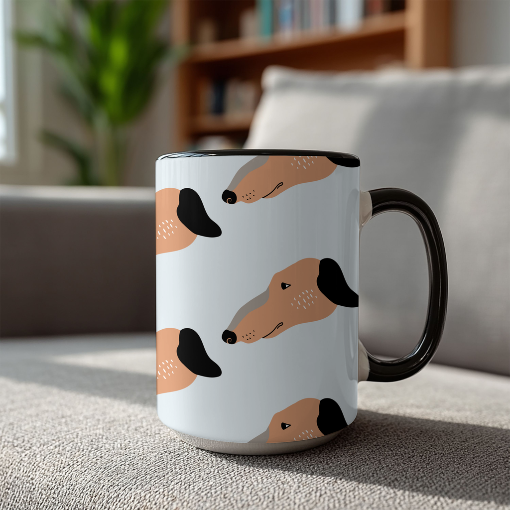 Whippet Dog Doodle Design 15oz Mug