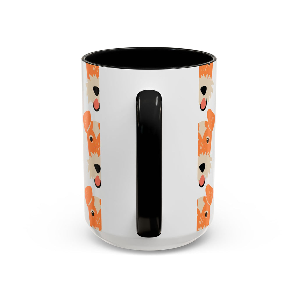 Fox Terrier Dog Doodle Design 15oz Mug