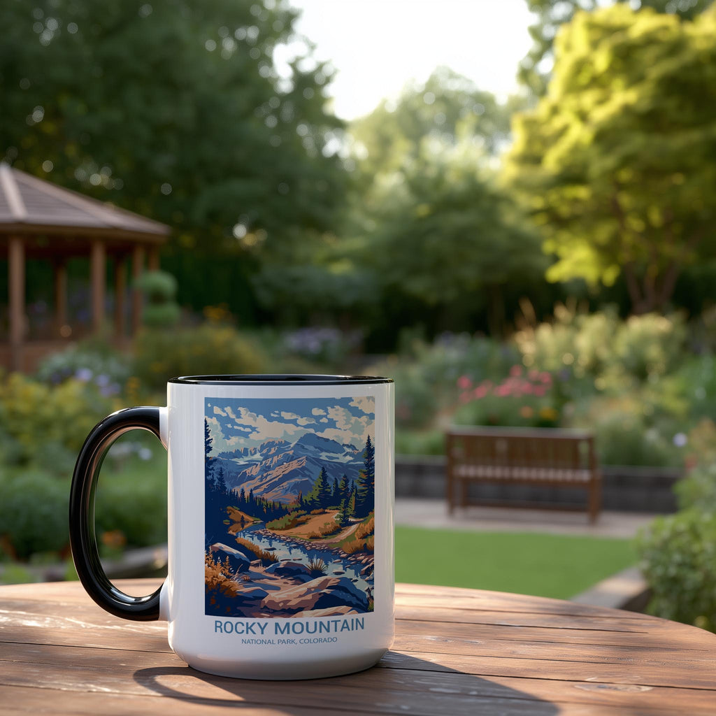 Rocky Mountains - Colorado - US National Park Tourism Mug