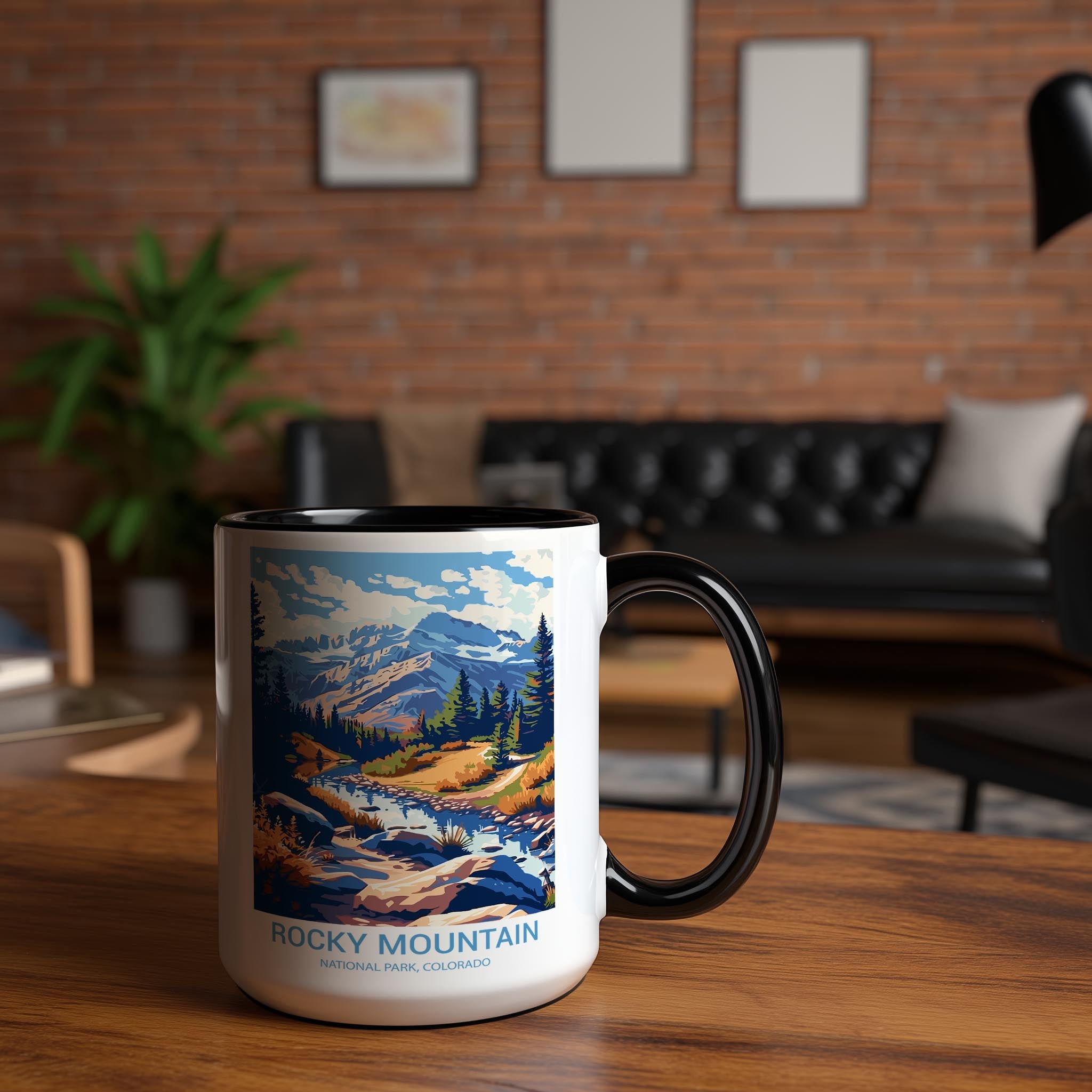 Rocky Mountains - Colorado - US National Park Tourism Mug