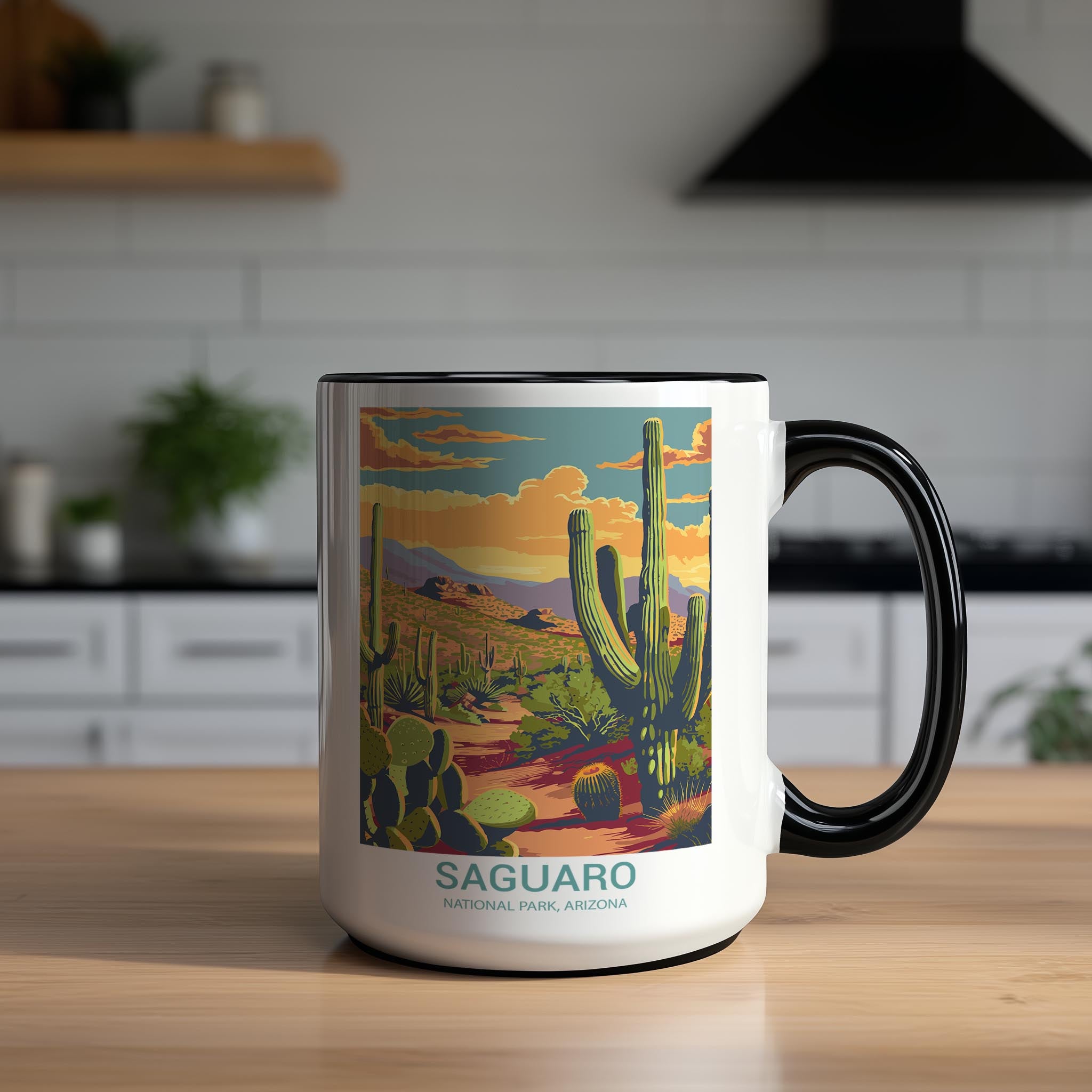 Saguaro - Arizona - US National Park Tourism Mug