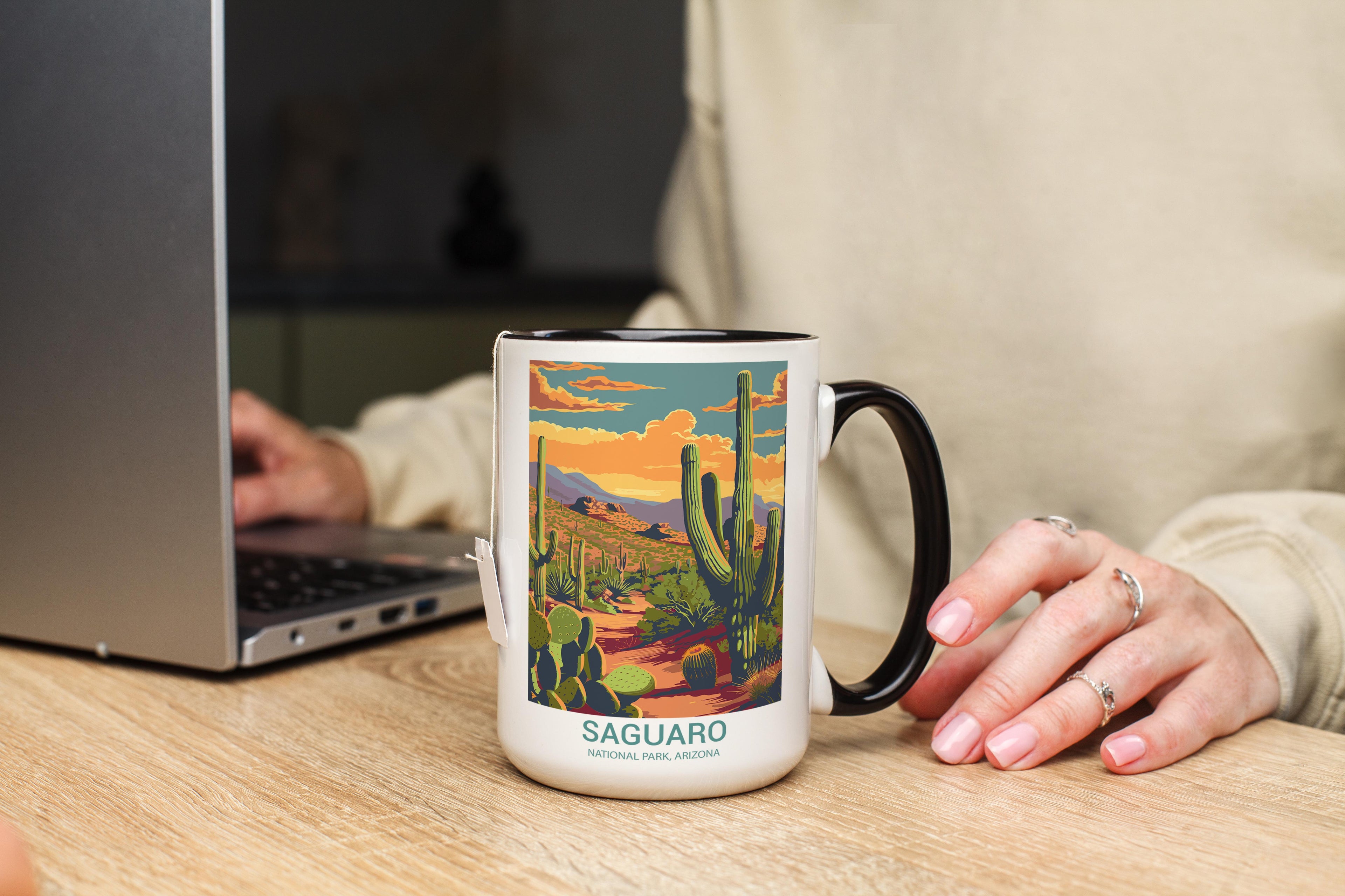 Saguaro - Arizona - US National Park Tourism Mug