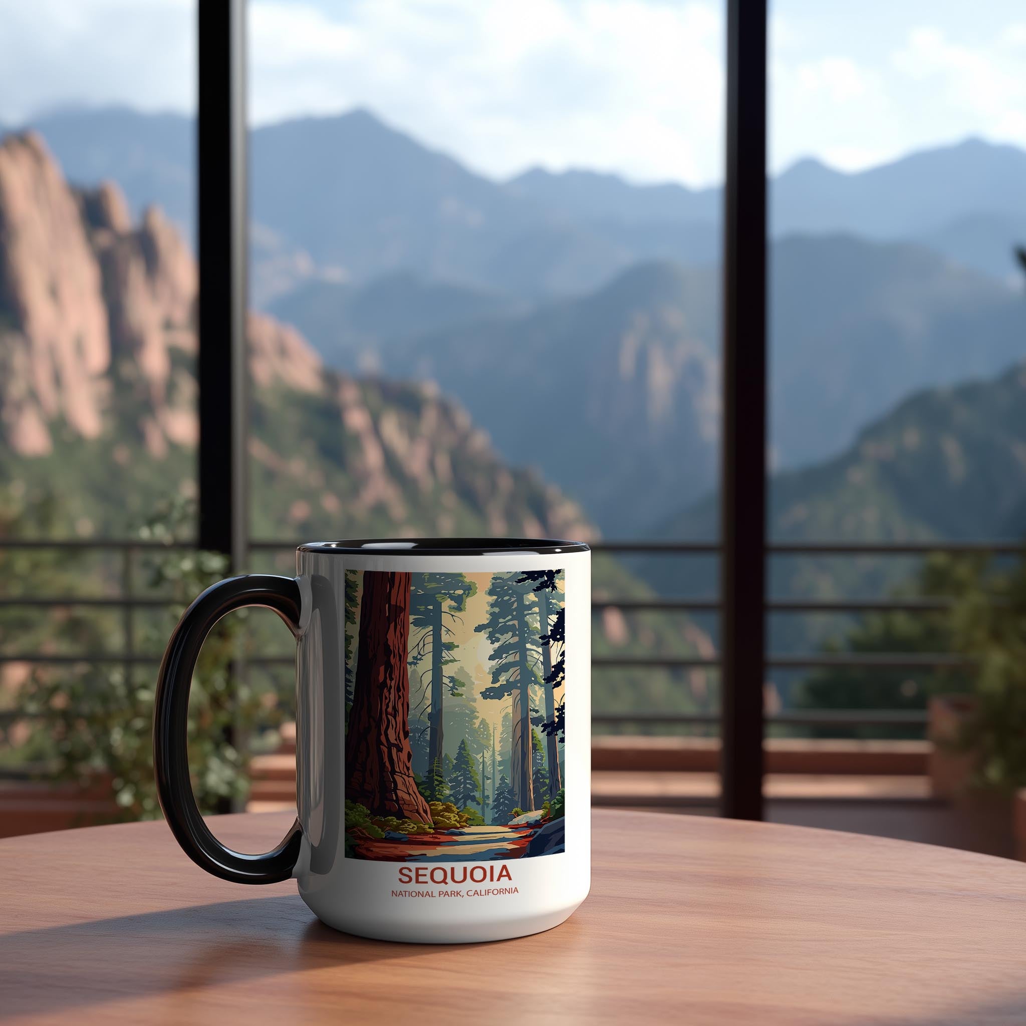 Sequoia - California - US National Park Tourism Mug