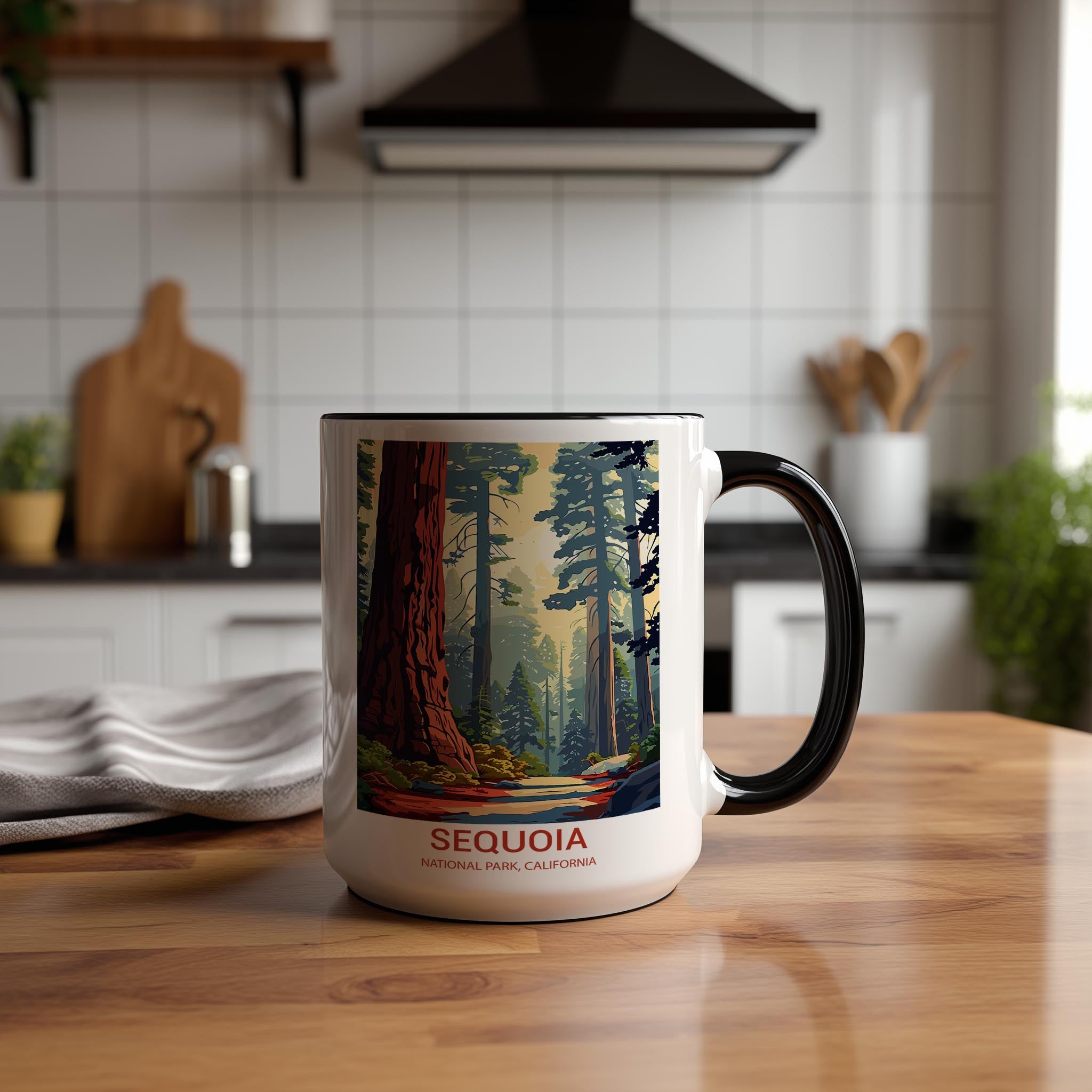 Sequoia - California - US National Park Tourism Mug