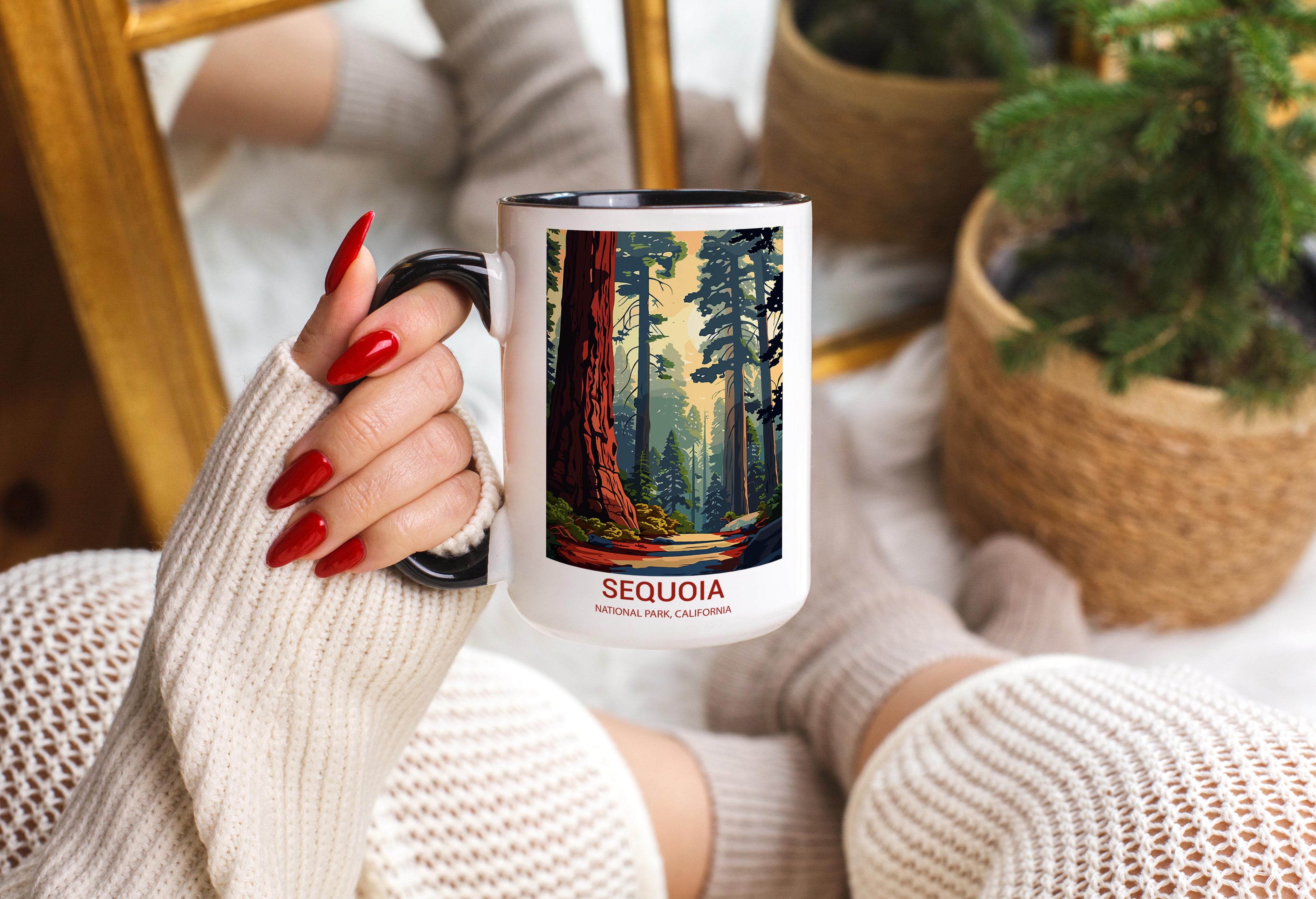 Sequoia - California - US National Park Tourism Mug