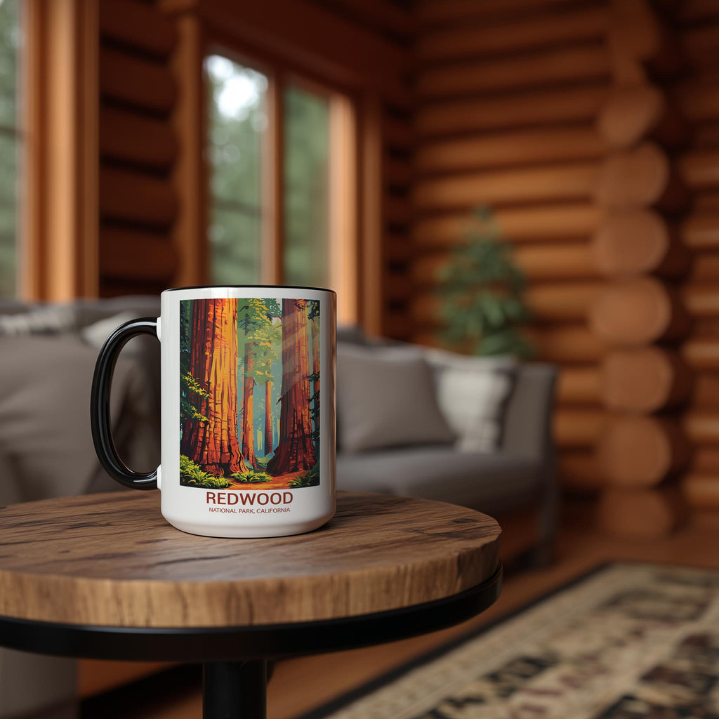 Redwood - California - US National Park Tourism Mug