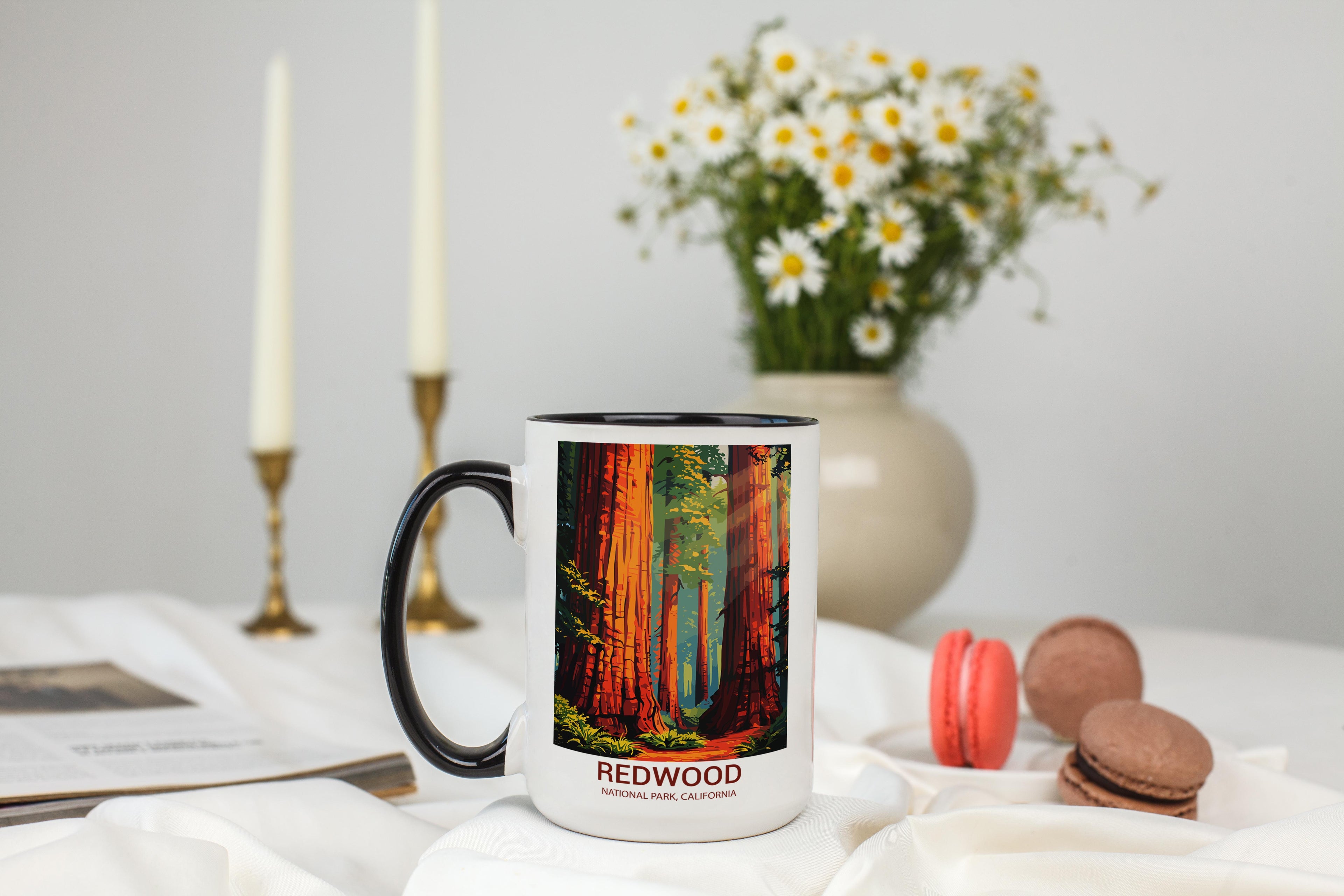 Redwood - California - US National Park Tourism Mug