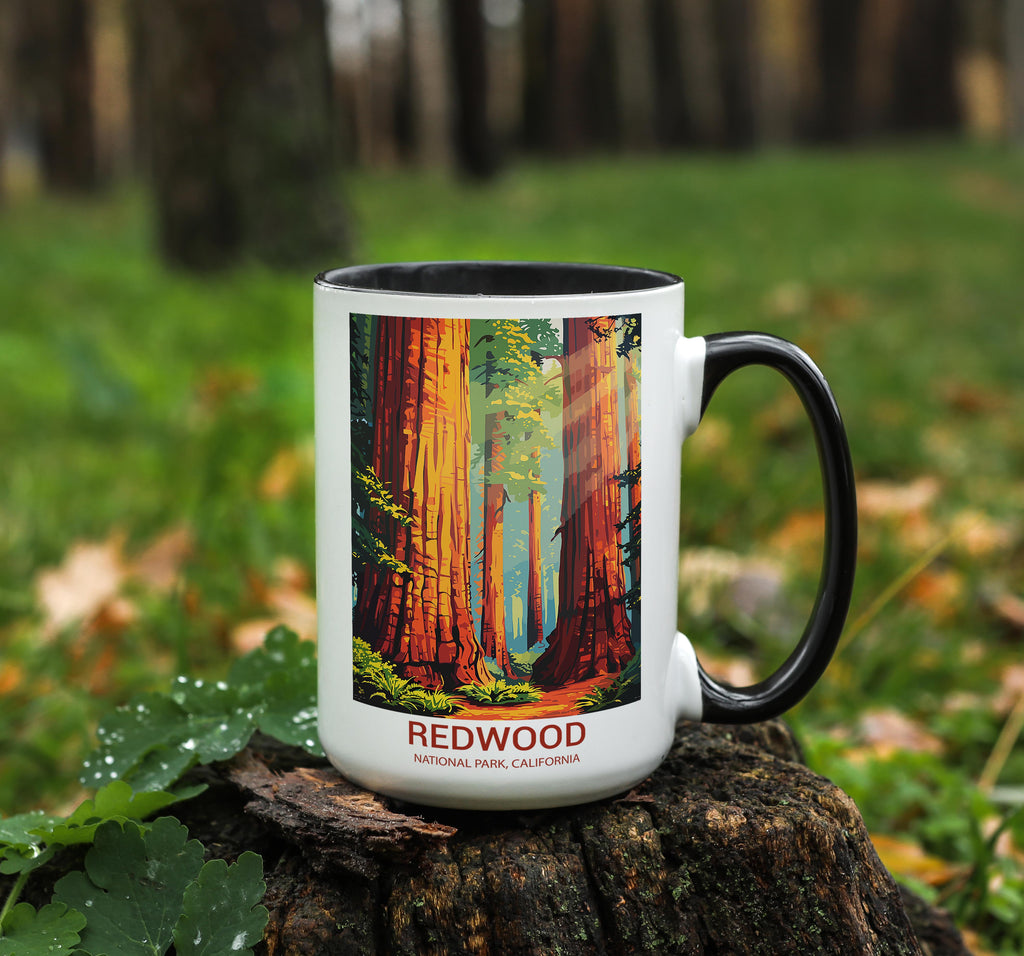 Redwood - California - US National Park Tourism Mug