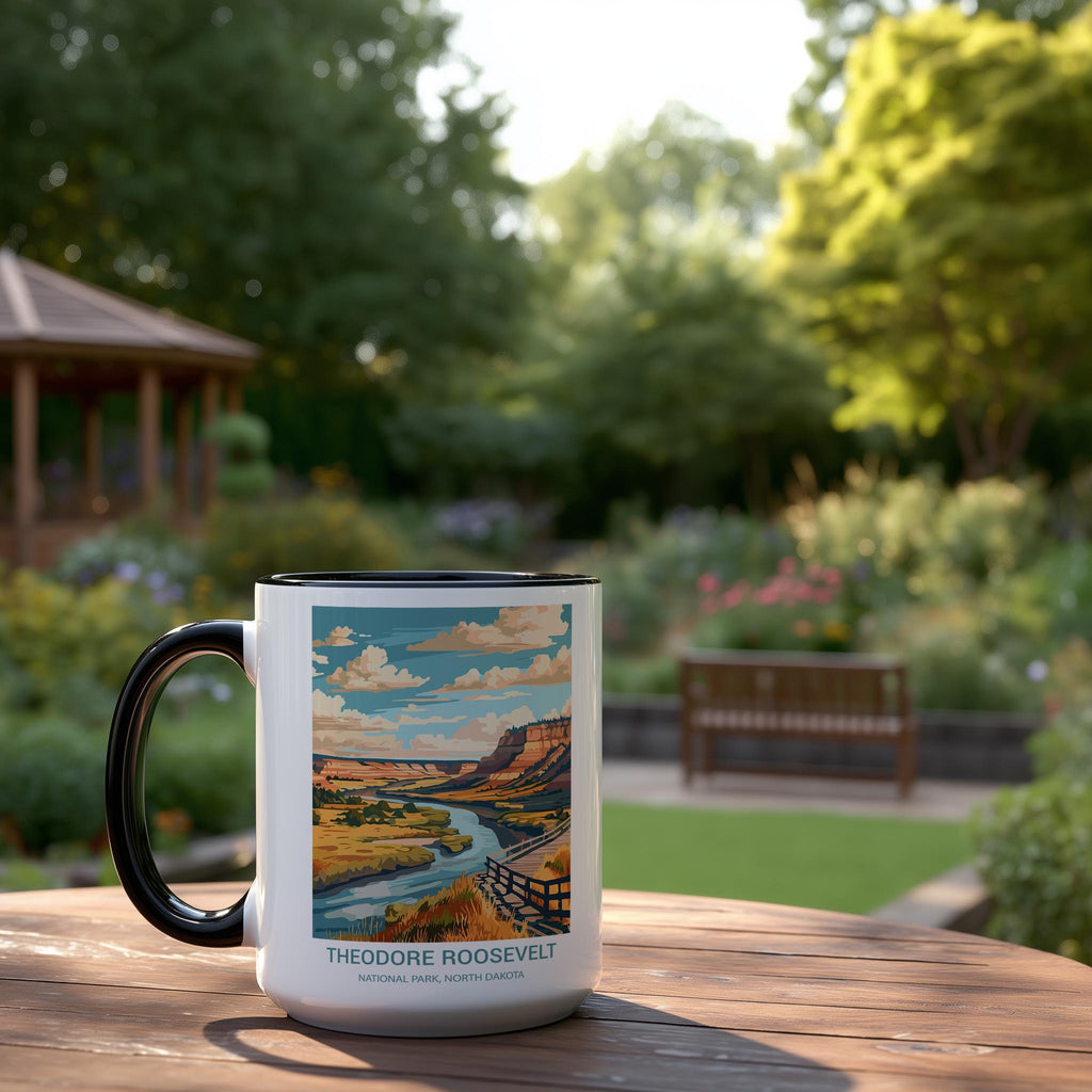 Theodore Roosevelt - North Dakota - US National Park Tourism Mug