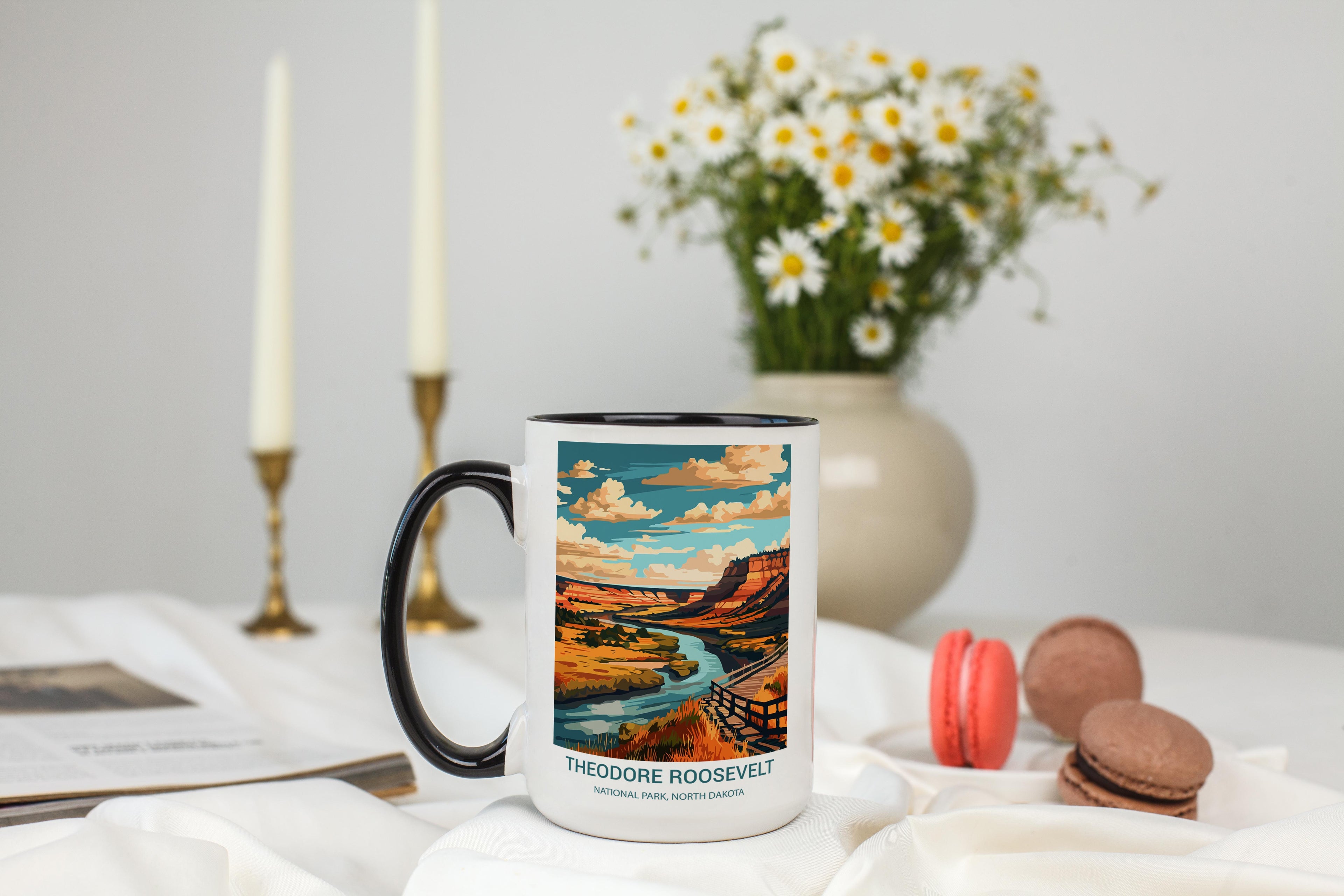 Theodore Roosevelt - North Dakota - US National Park Tourism Mug