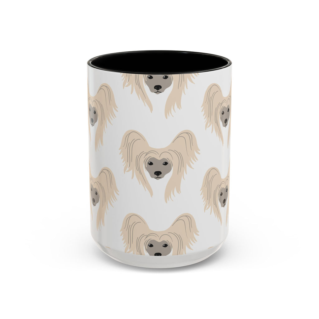 Papillon Dog Doodle Design 15oz Mug