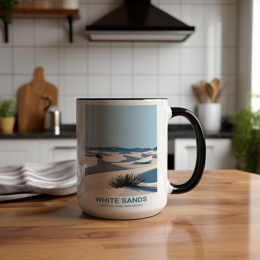 White Sands - New Mexico - US National Park Tourism Mug