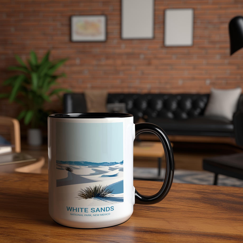 White Sands - New Mexico - US National Park Tourism Mug