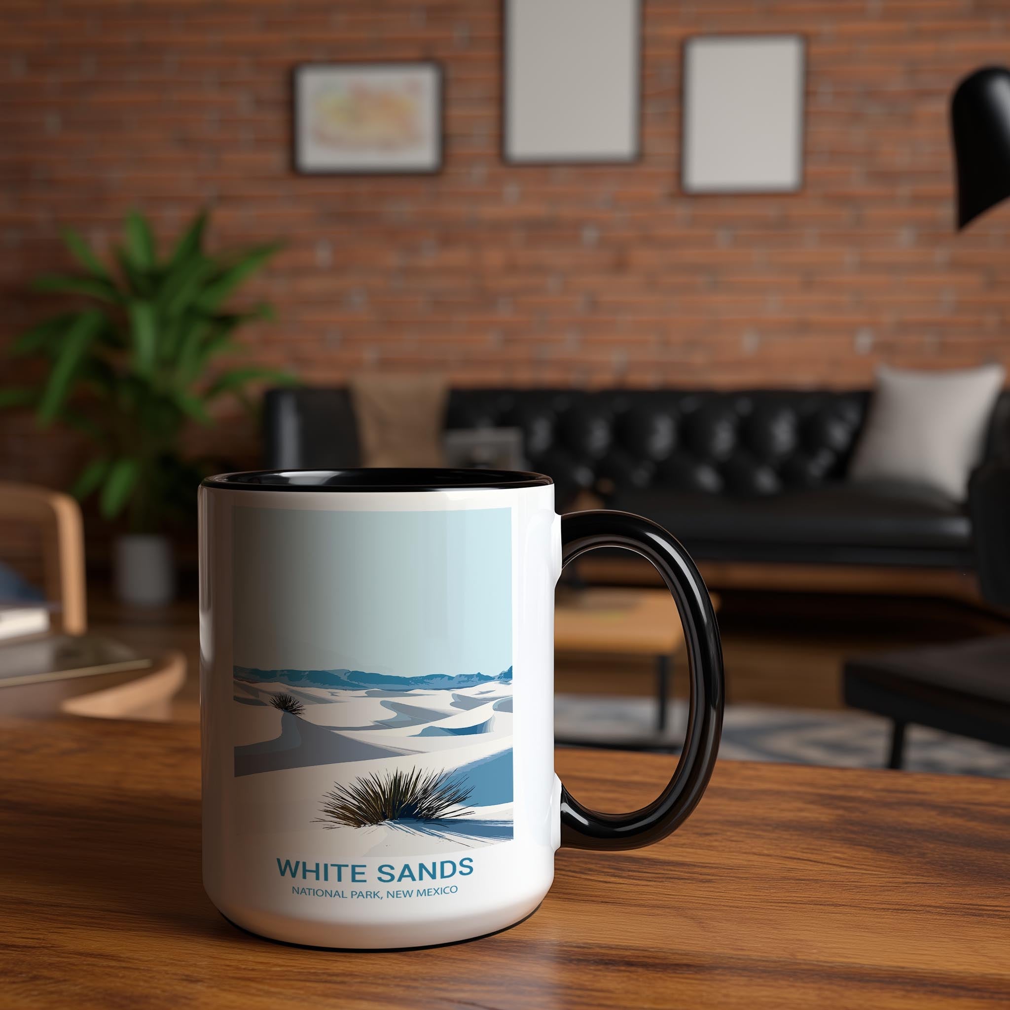 White Sands - New Mexico - US National Park Tourism Mug